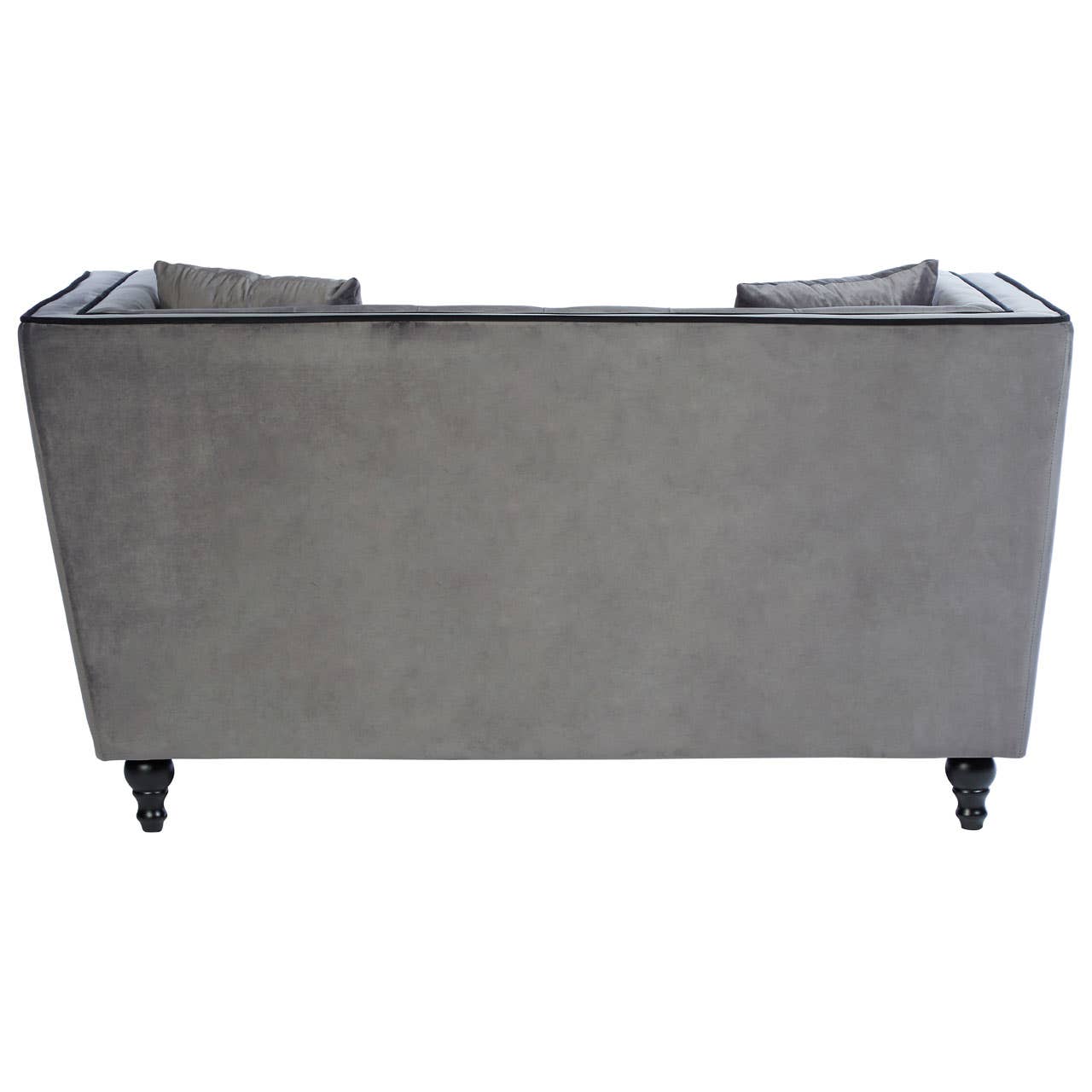 Ferris Grey Velvet 2 Seat Sofa