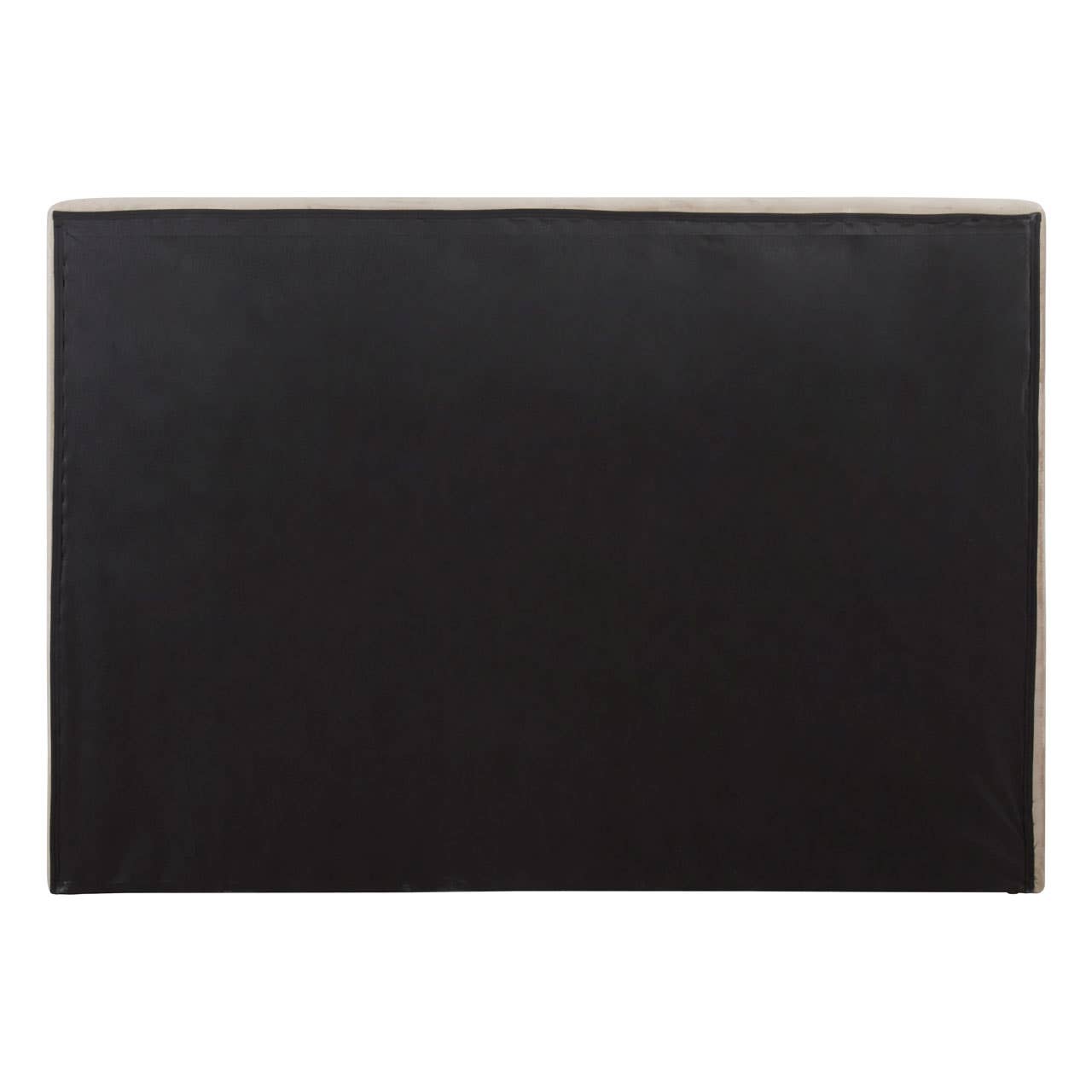 Hannah Mink Velvet Double Ottoman Bed