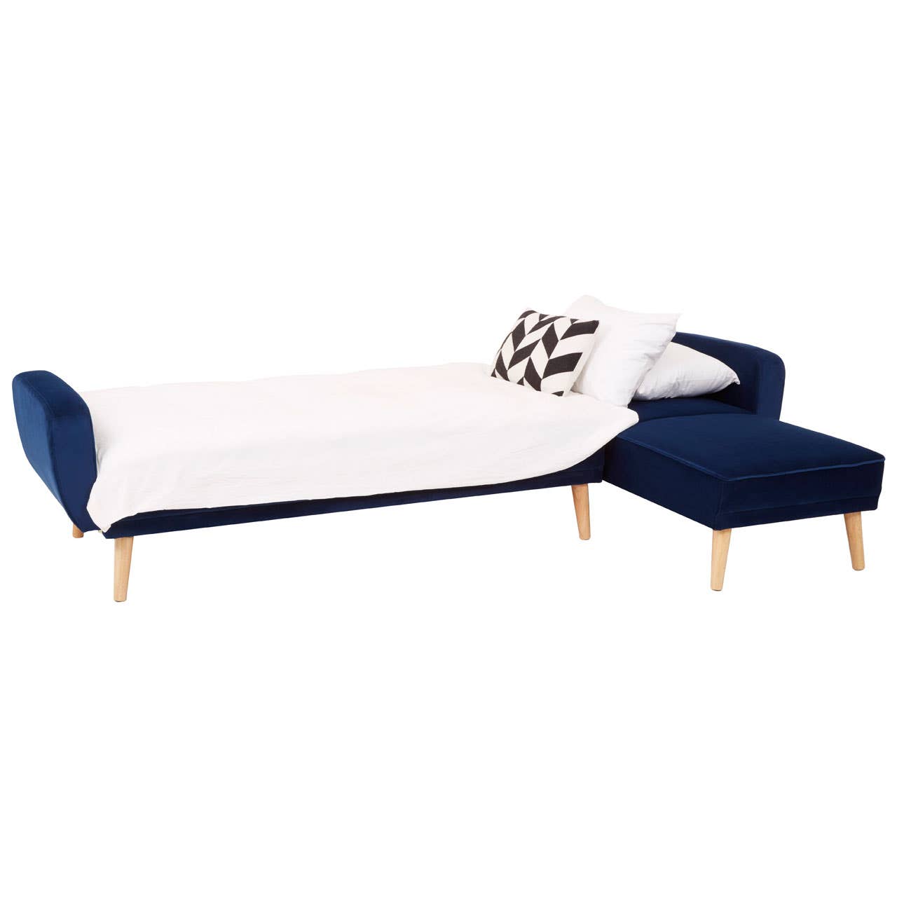 SERENE 3 SEAT NAVY SOFA BED