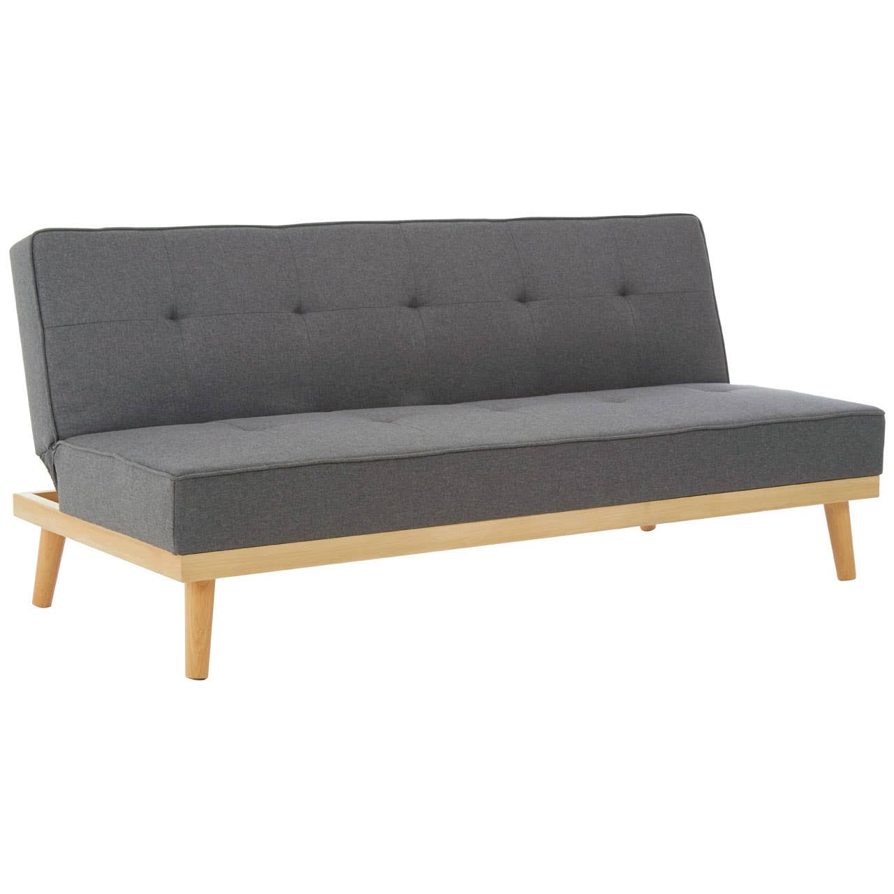 Stockholm 3 Seat Grey Sofa Bed