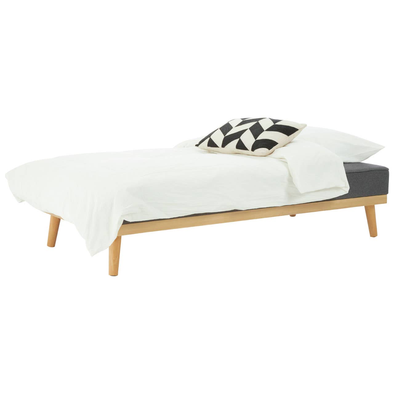 Stockholm 3 Seat Grey Sofa Bed