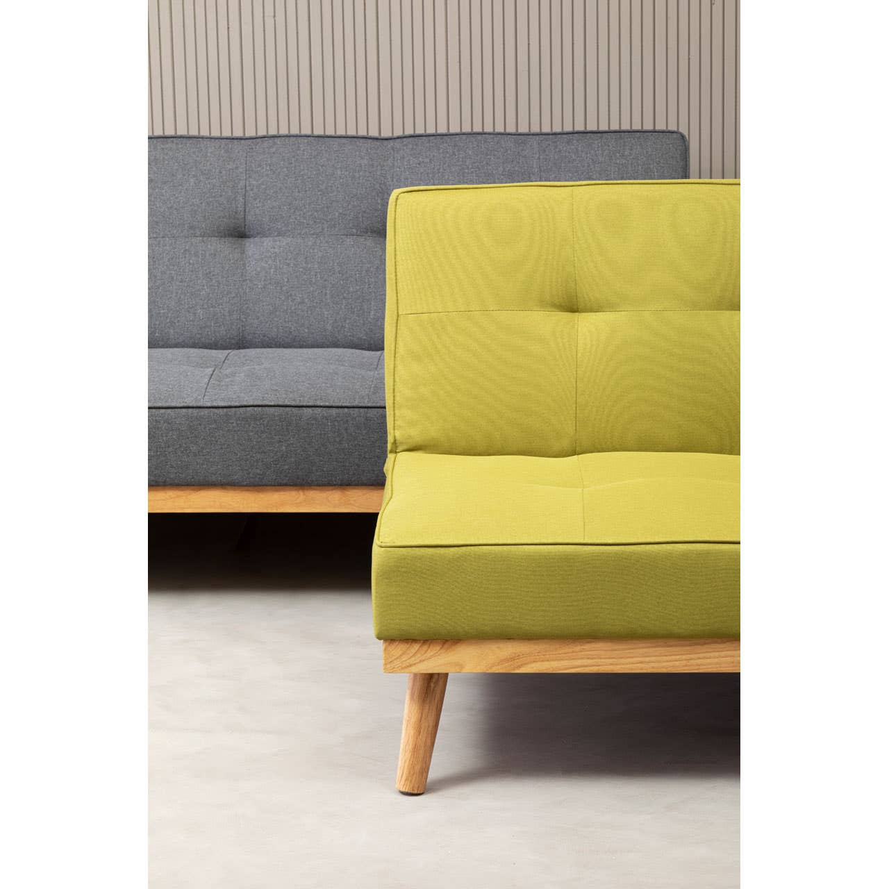Stockholm 3 Seat Grey Sofa Bed