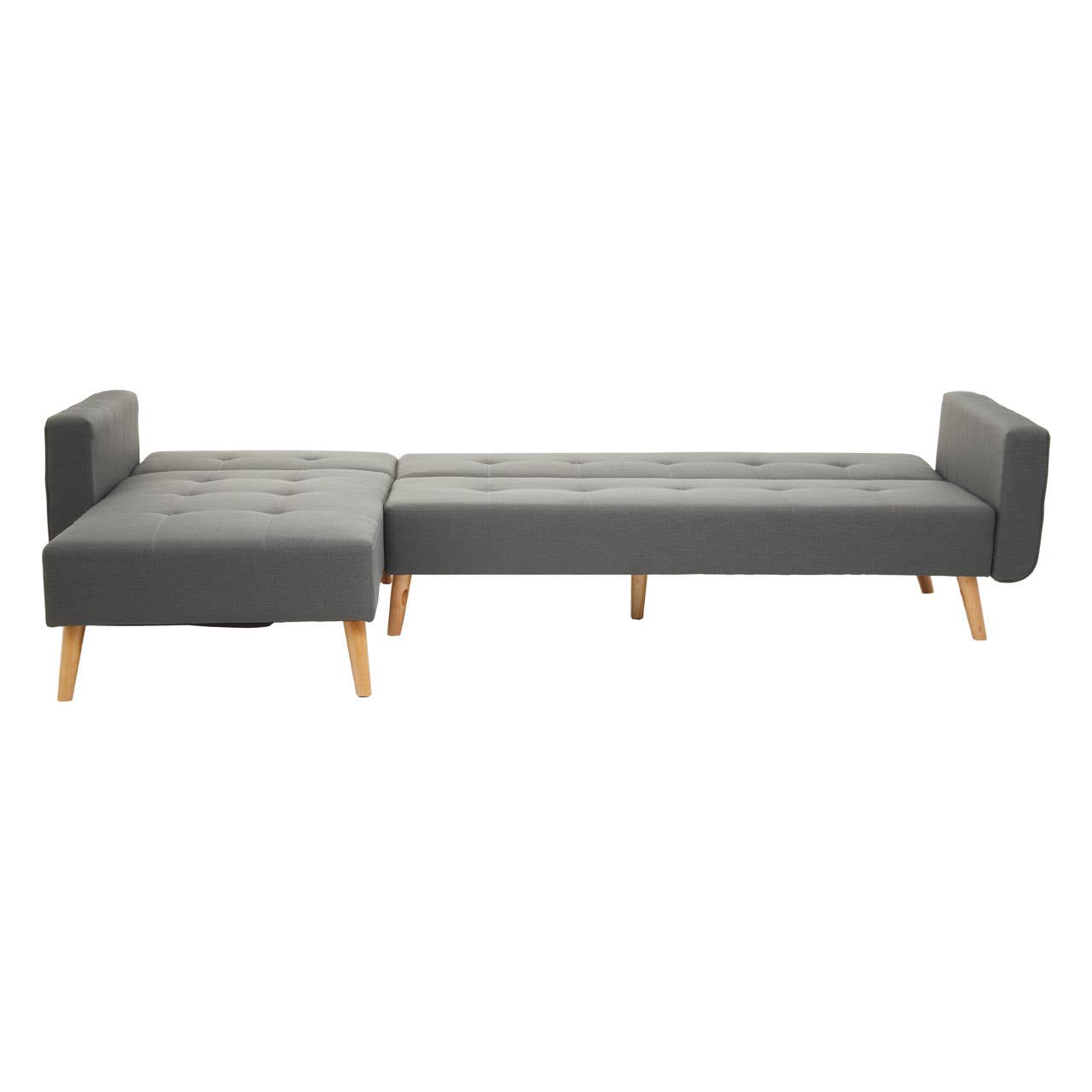 Hagen Grey Large Corner Sofa Bed