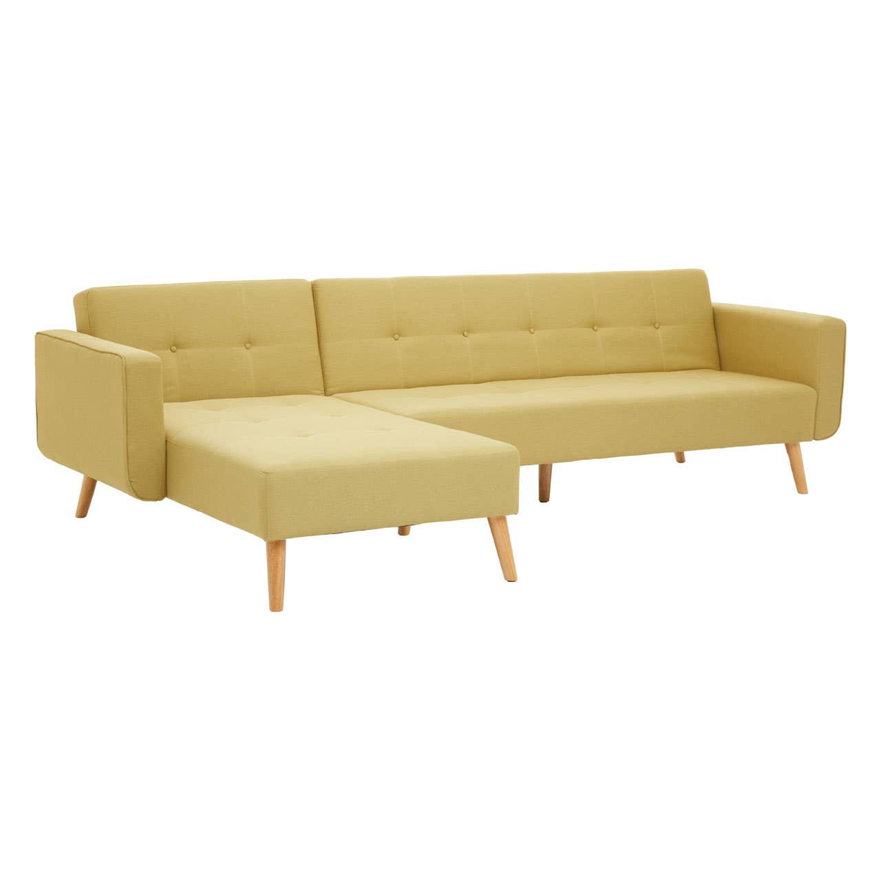 Hagen Olive Large Corner Sofa Bed