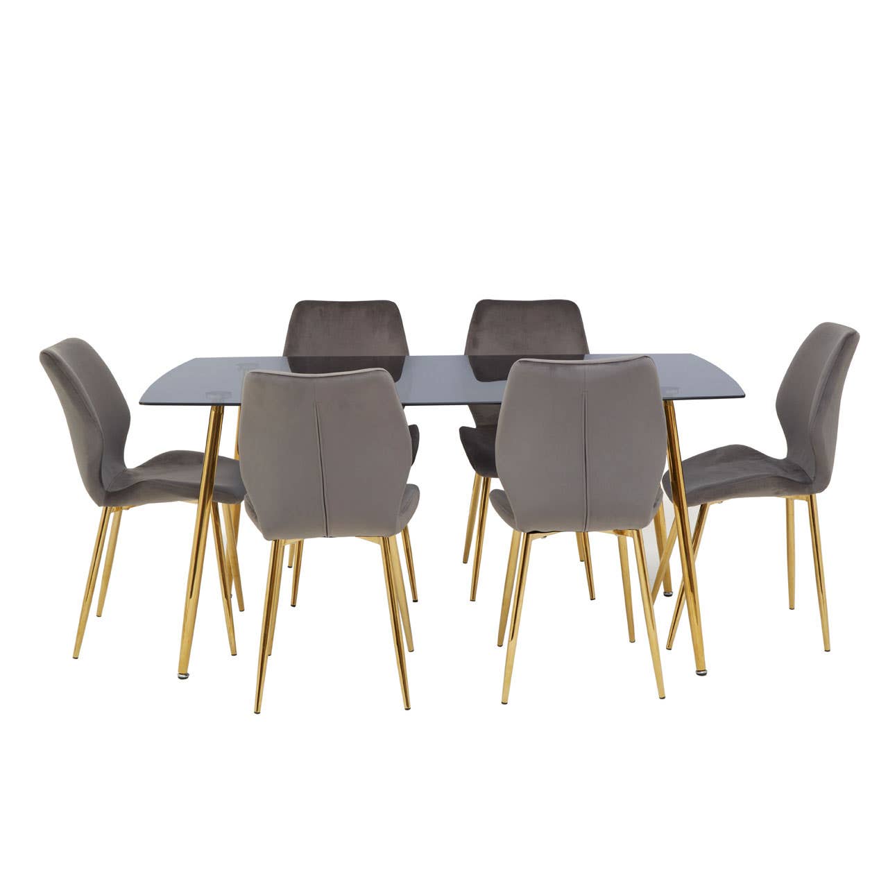 WIMSLOW GREY RECTANGULAR DINING SET