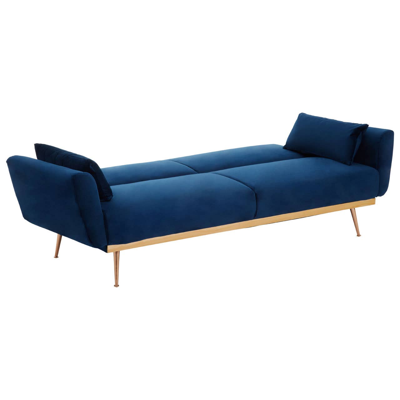 Hatton Dark Blue Velvet Sofa Bed