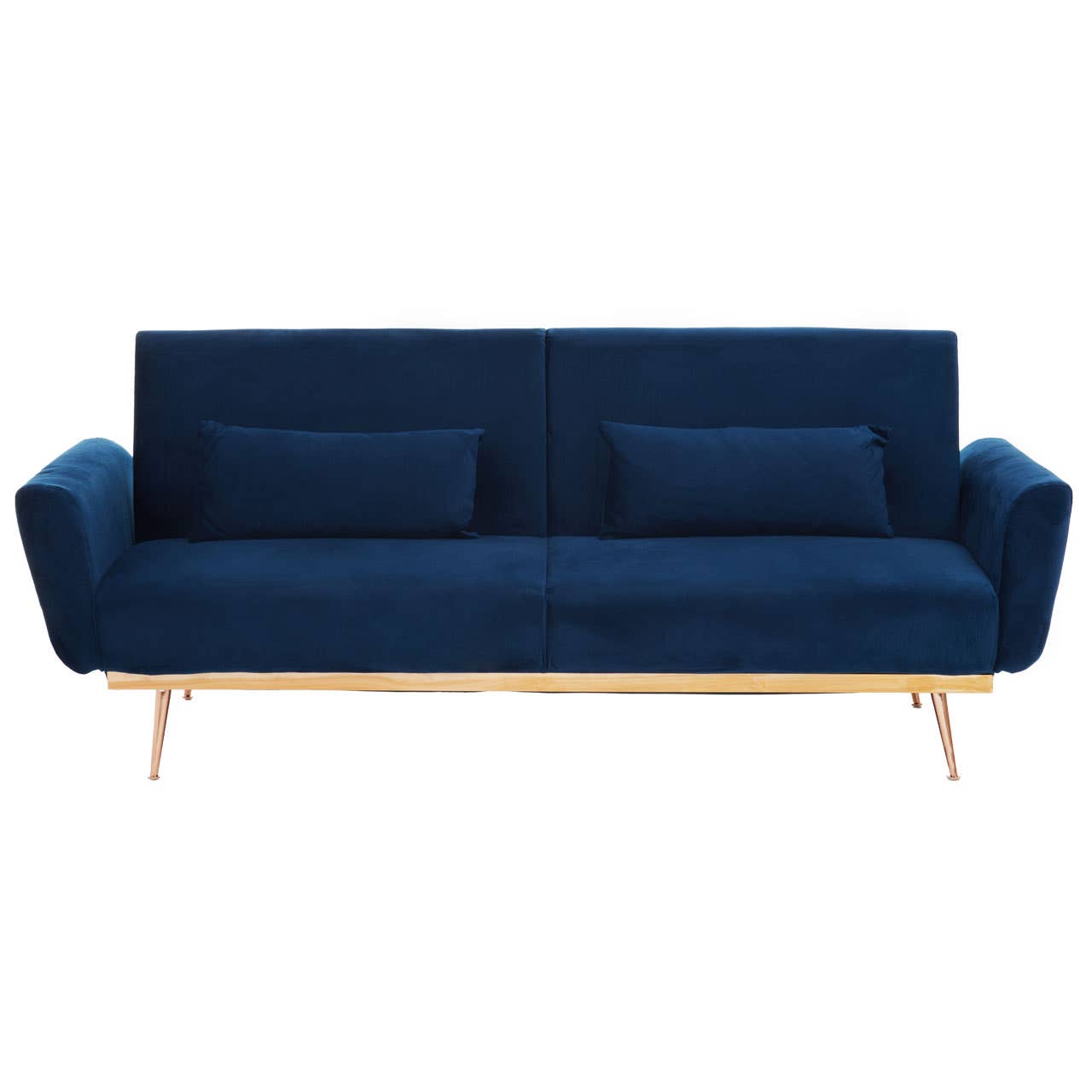 Hatton Dark Blue Velvet Sofa Bed