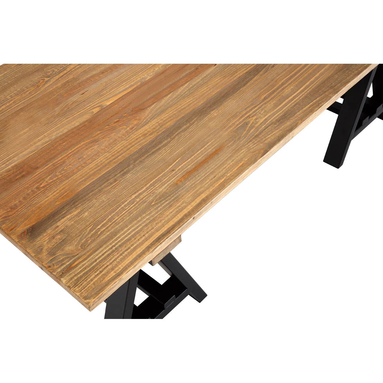 Hampstead Pine Wood & Iron Coffee Table