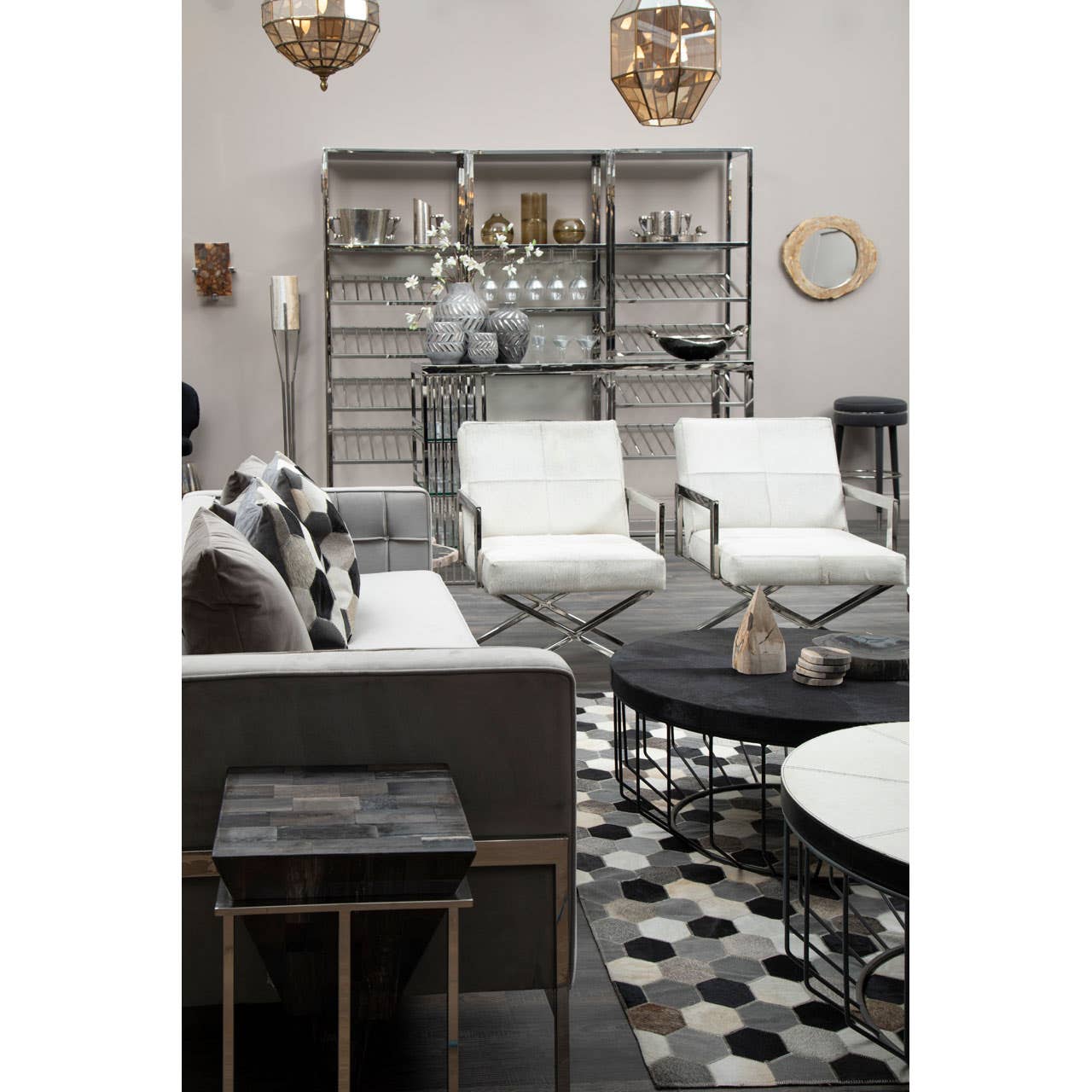 Rena Grey Velvet 3 Seat Sofa