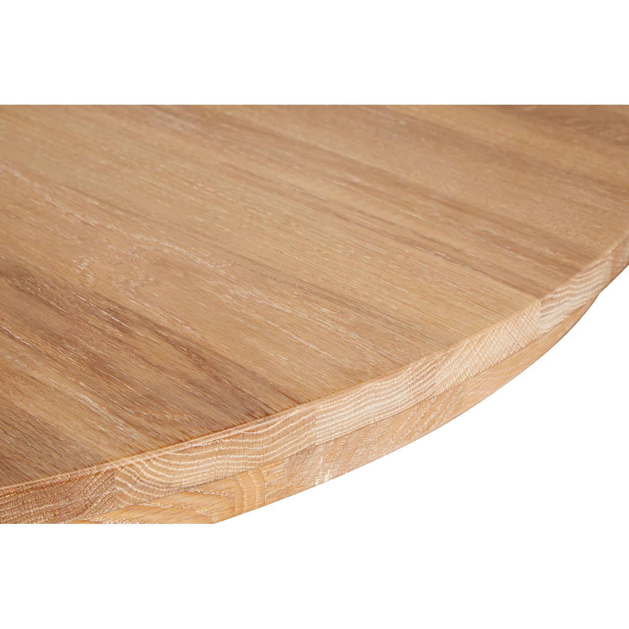 Lyon Whitewash Top / Black Dining Table