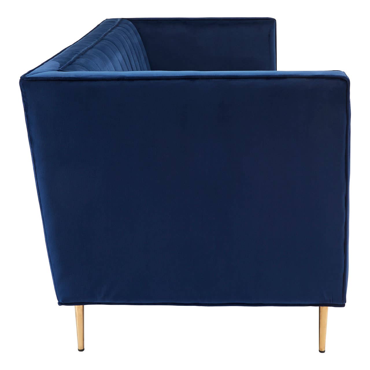 Otylia Deep Blue Velvet 3 Seat Sofa