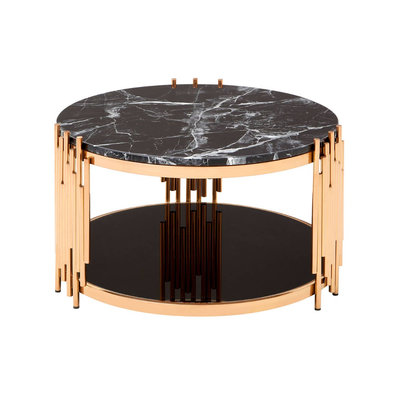 Alvaro Rose Gold Coffee Table