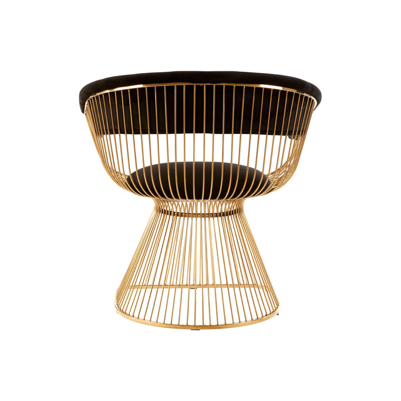 VOGUE BLACK VELVET / GOLD FINISH CHAIR