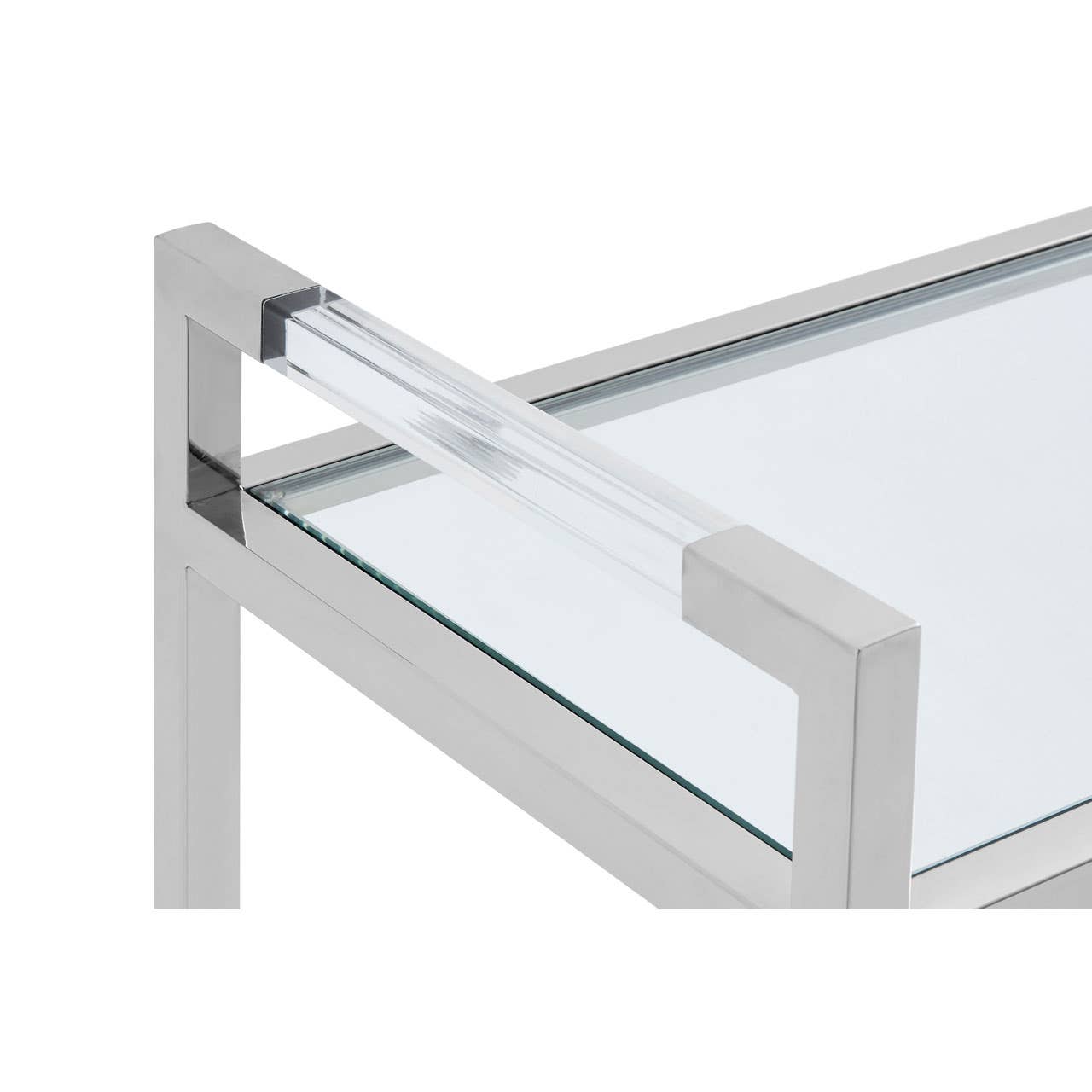 VOGUE TEMPERED GLASS CONSOLE TABLE