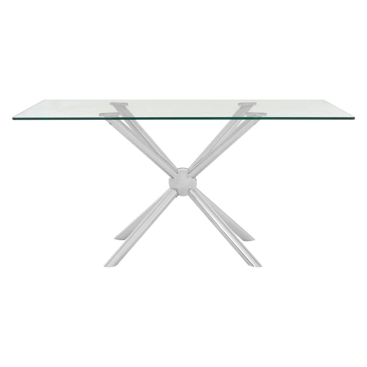 Novo Rectangular / Silver Dining Table
