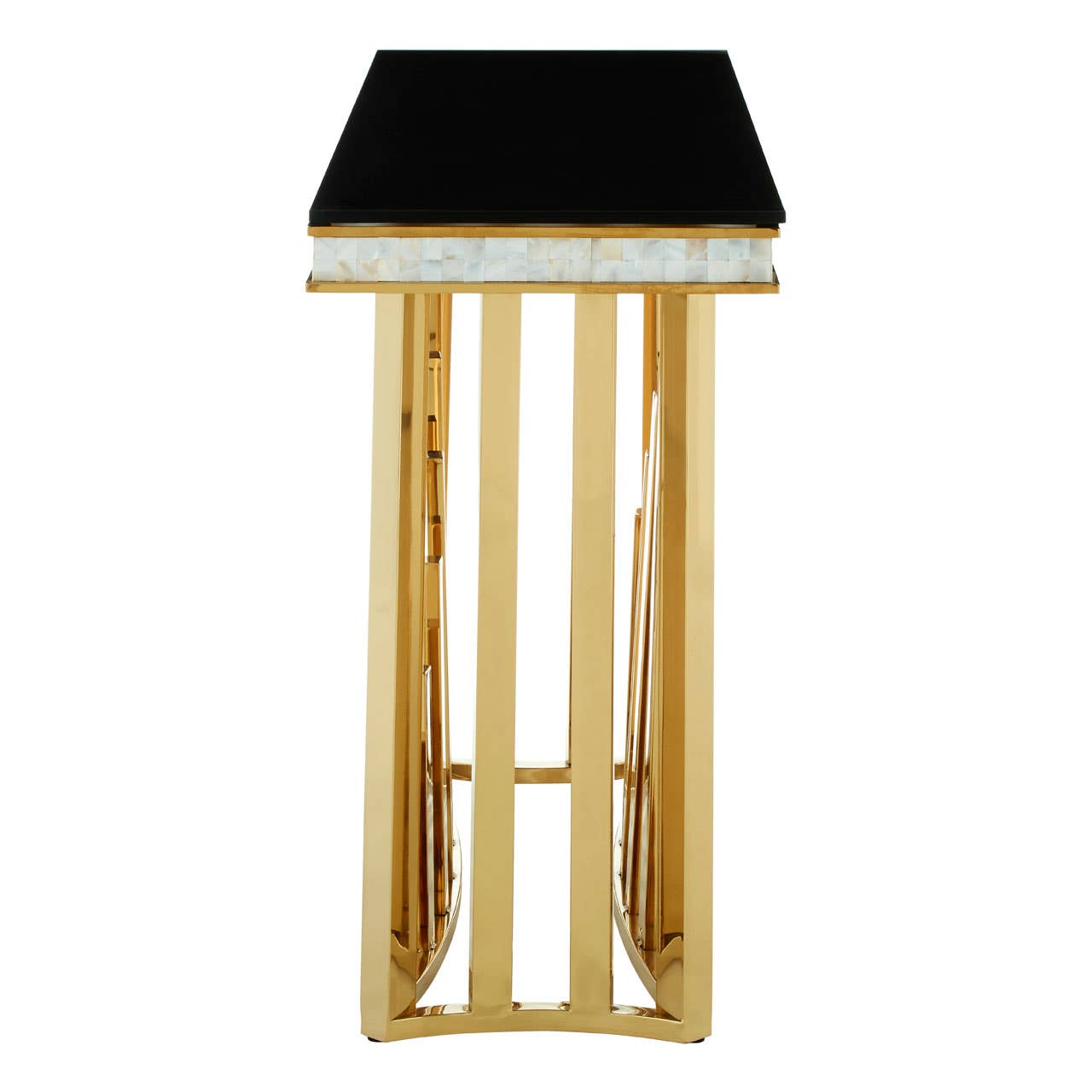 Eliza Gold Finish Console Table