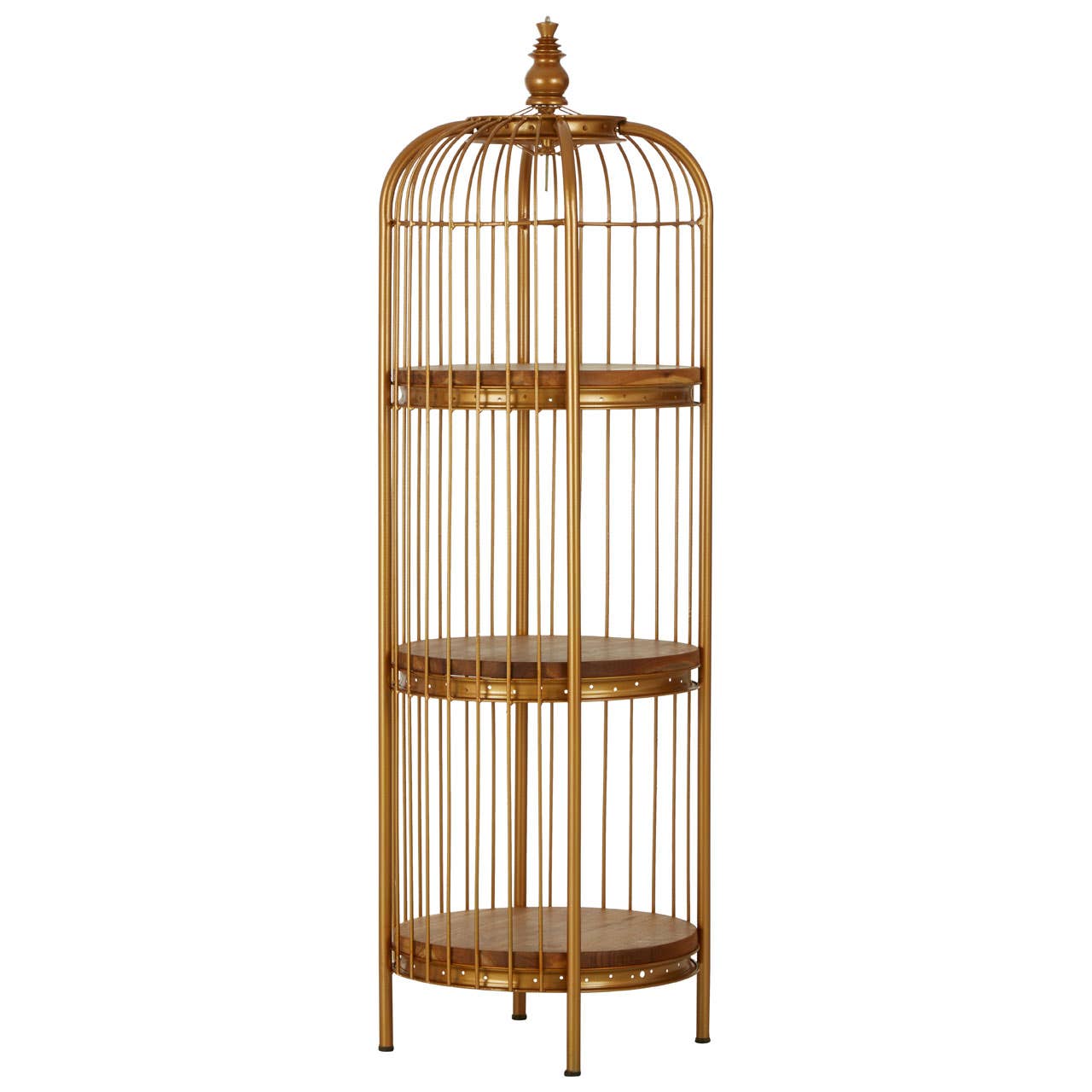 Mantis Small Gold Finish Birdcage Unit