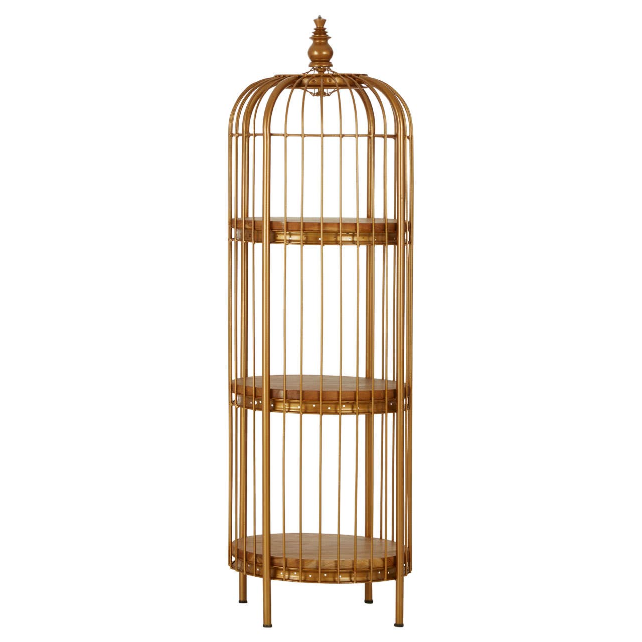 Mantis Small Gold Finish Birdcage Unit