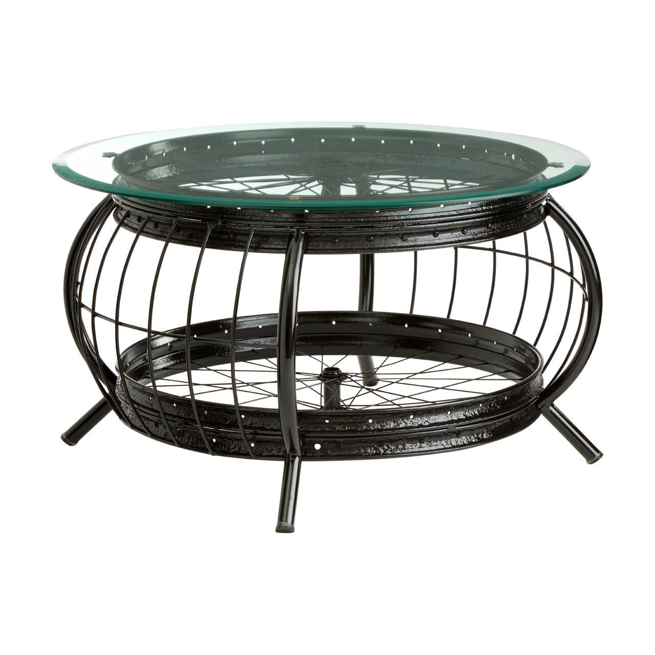 Mantis Black Finish Coffee Table
