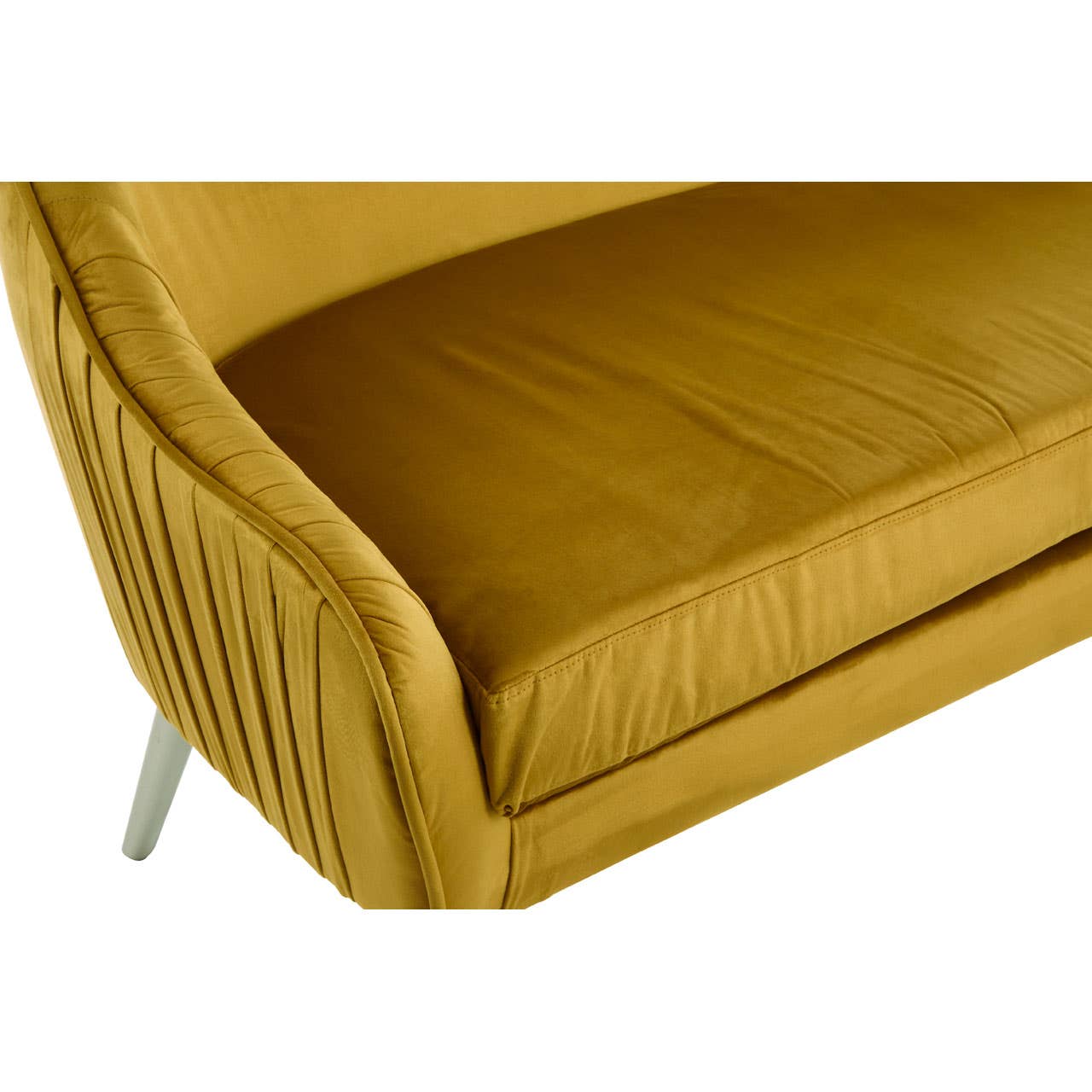 Louxor Mustard Velvet Sofa