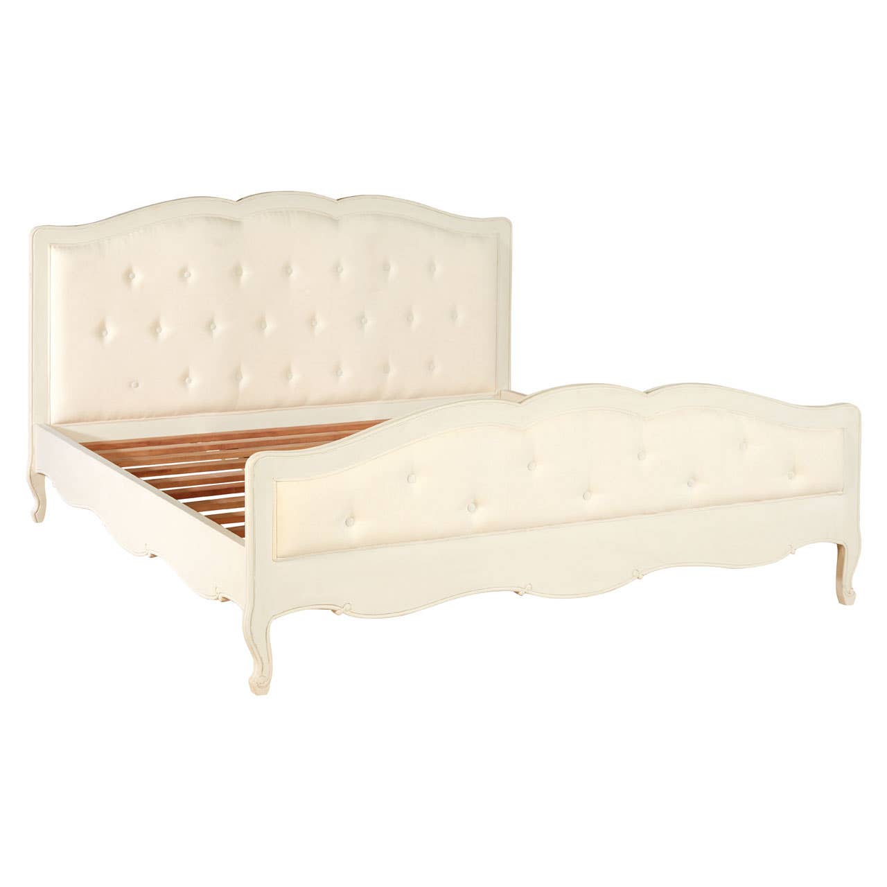 Loire White Super Kingsize Bed