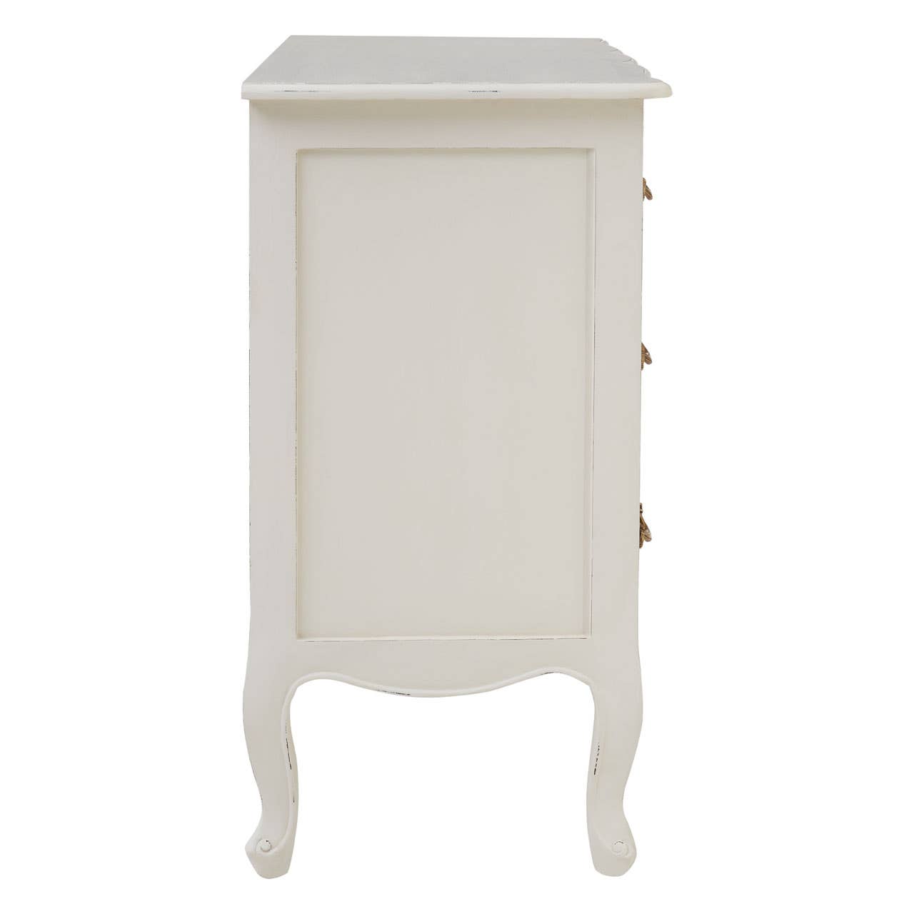Loire 3 Drawer White Chest