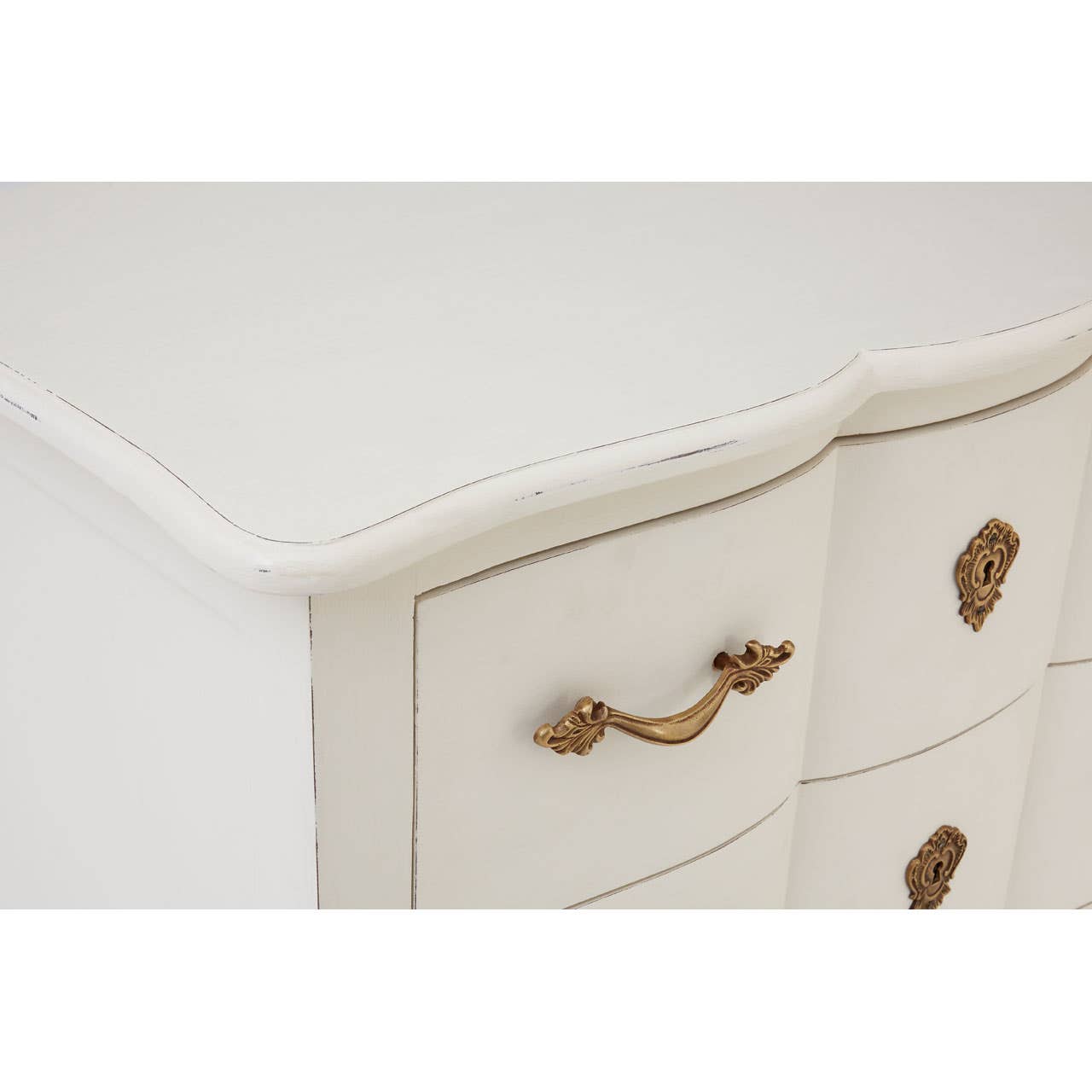 Loire 3 Drawer White Chest