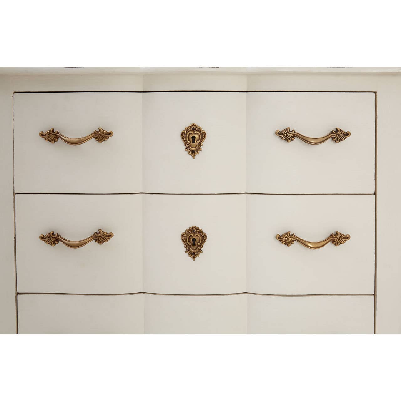 Loire 3 Drawer White Chest