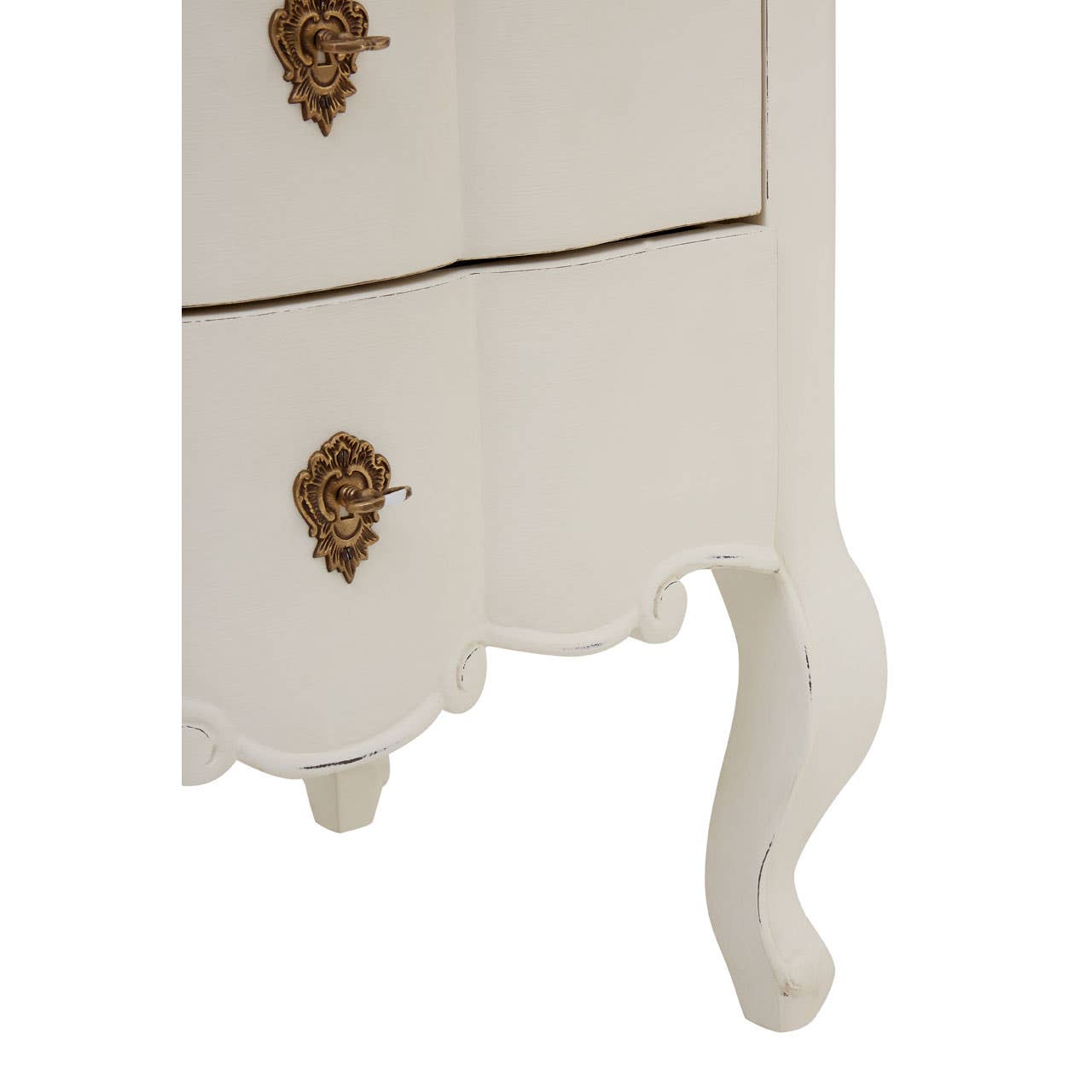 Loire 5 Drawer White Chest