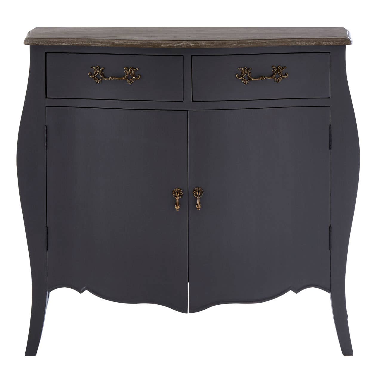 Loire 2 Door /2 Drawer Dark Grey Side Board