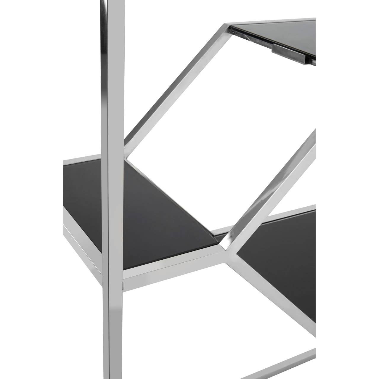 Horizon Silver Finish Bookshelf