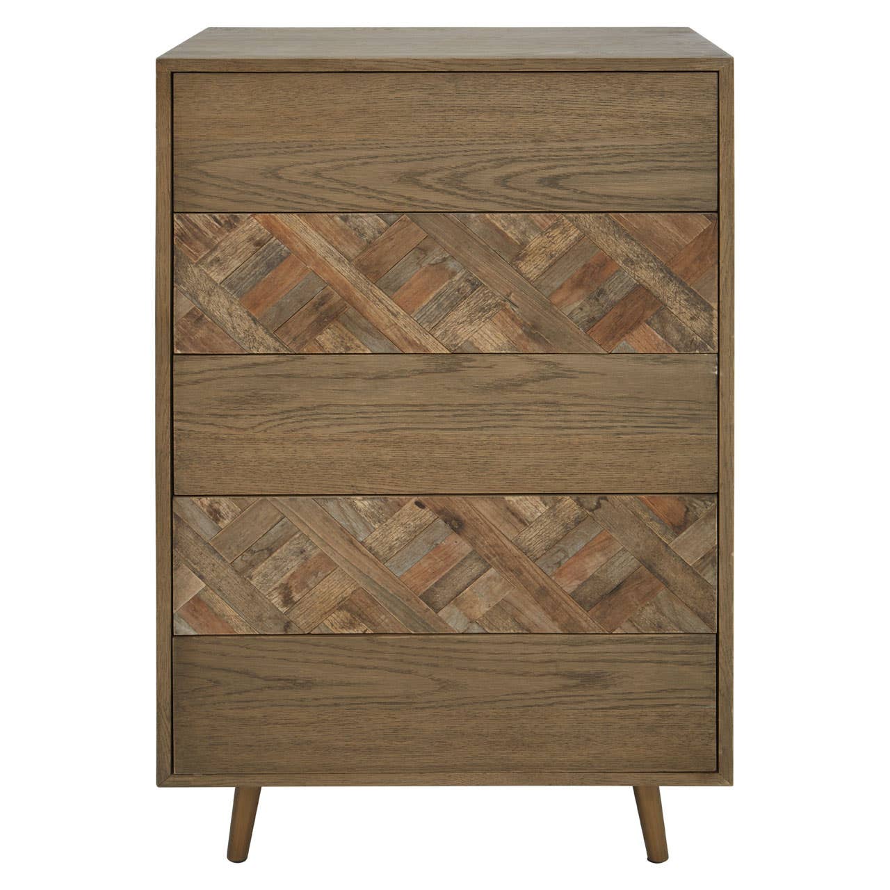 Salvar 5 Drawer Wood Chest