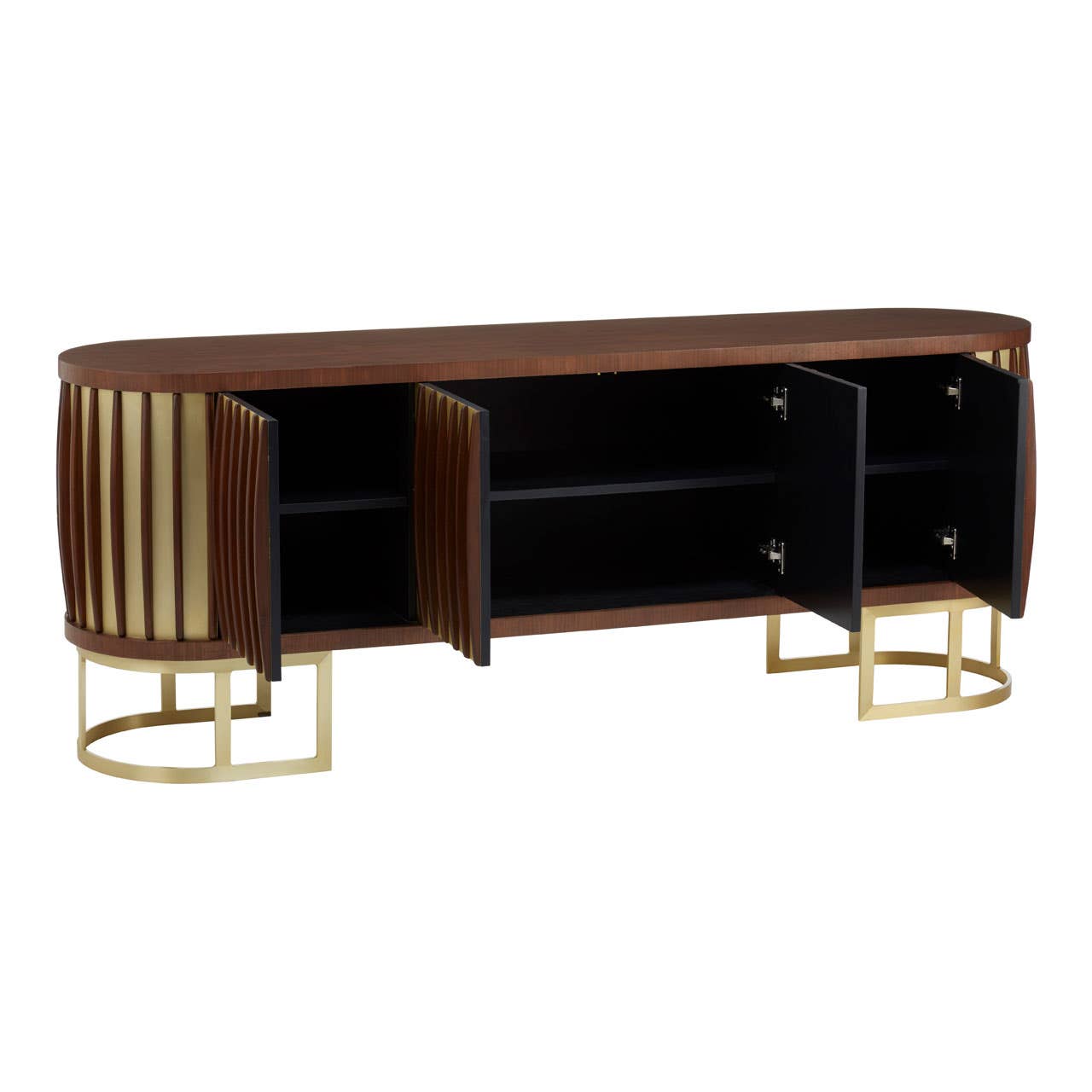 VILLI LARGE WALNUT WOOD SIDEBOARD
