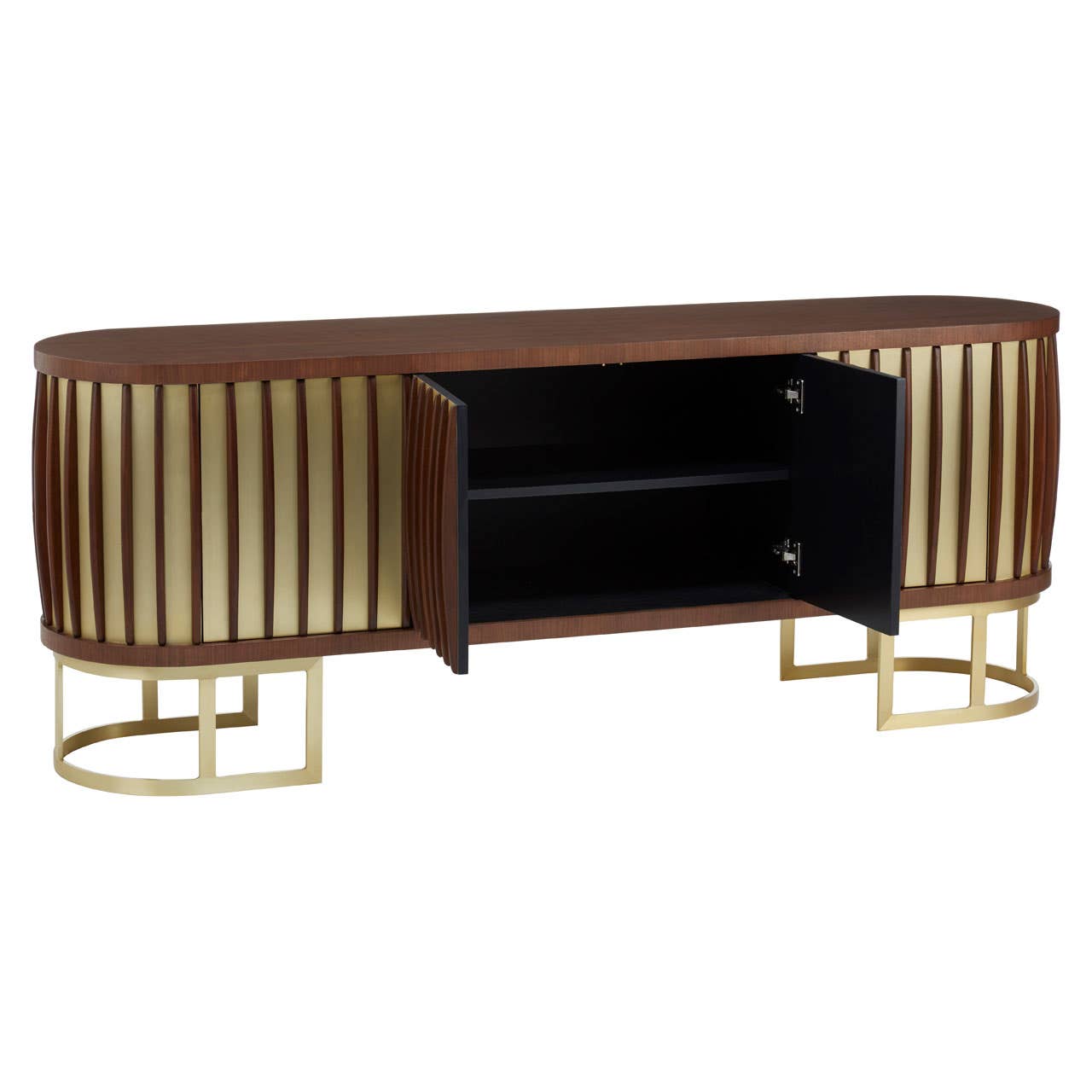 VILLI LARGE WALNUT WOOD SIDEBOARD