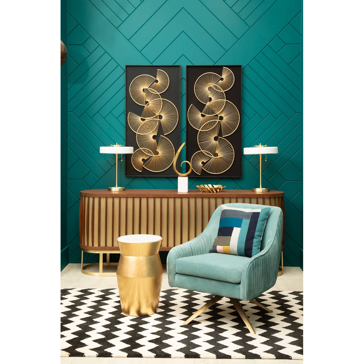 VILLI LARGE WALNUT WOOD SIDEBOARD