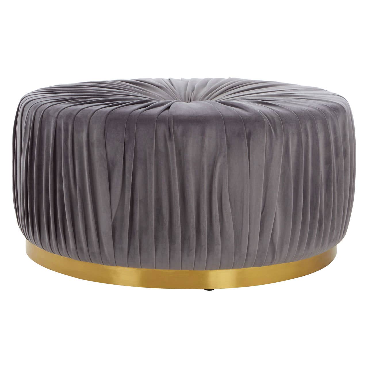 SHEA GREY FOOTSTOOL