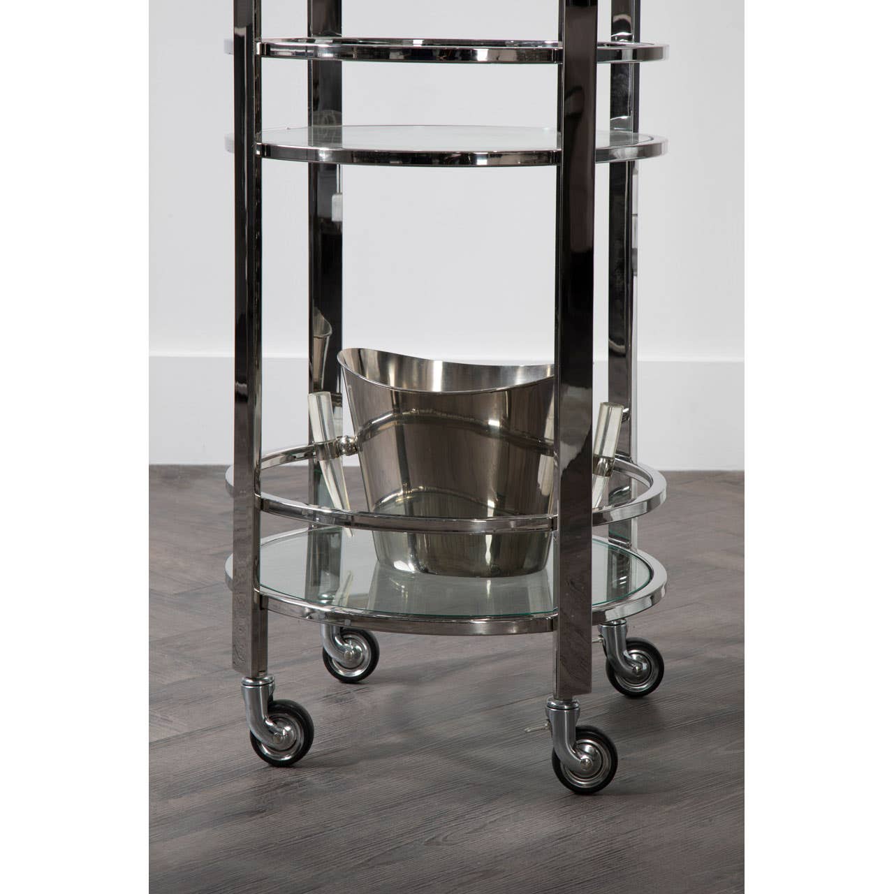 Piermount Silver Finish Cart