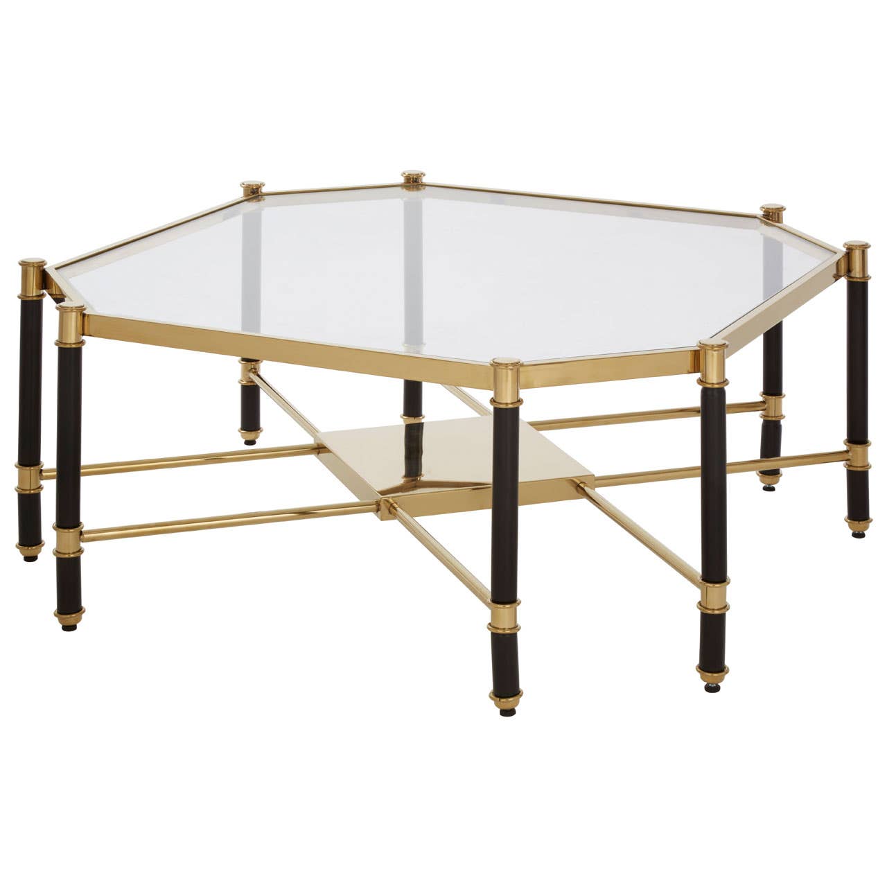 Allesi Champagne Finish Coffee Table