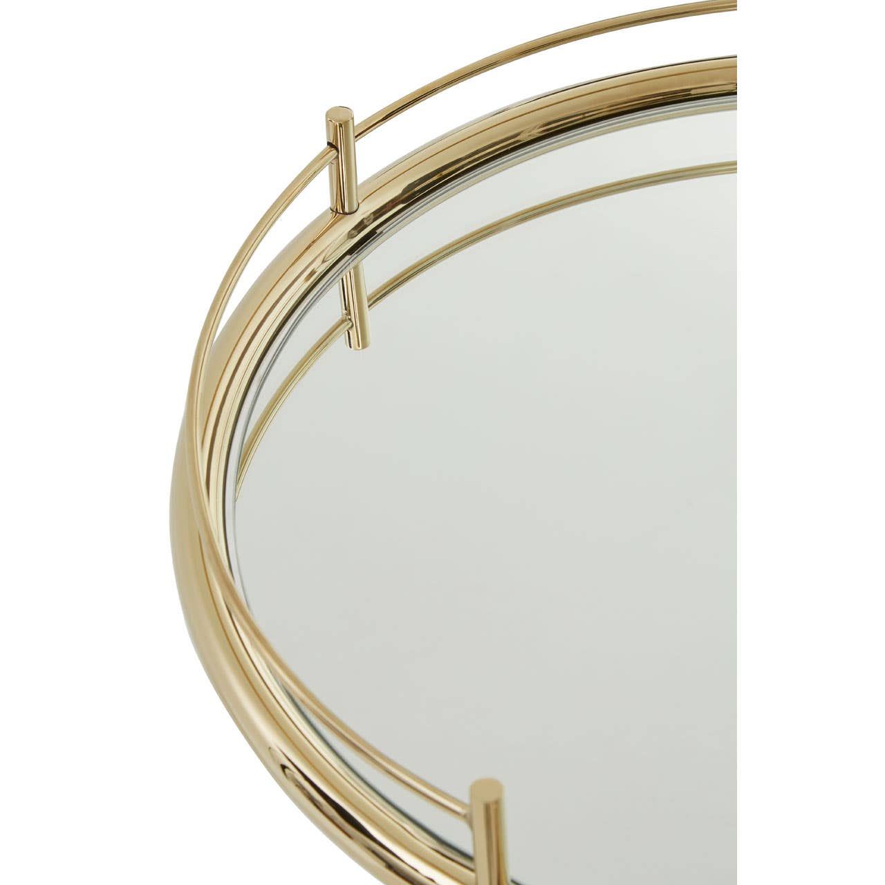 Oria Bar Trolley With Warm Metallic Frame