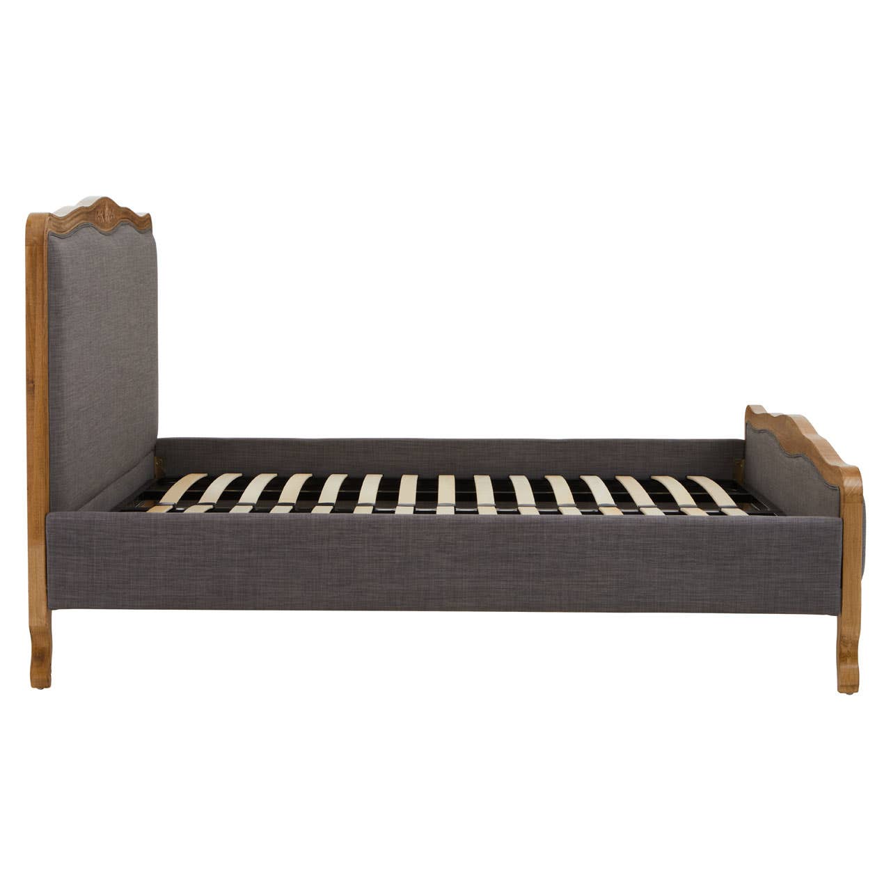 Parkside Grey Fabric Super King Size Bed