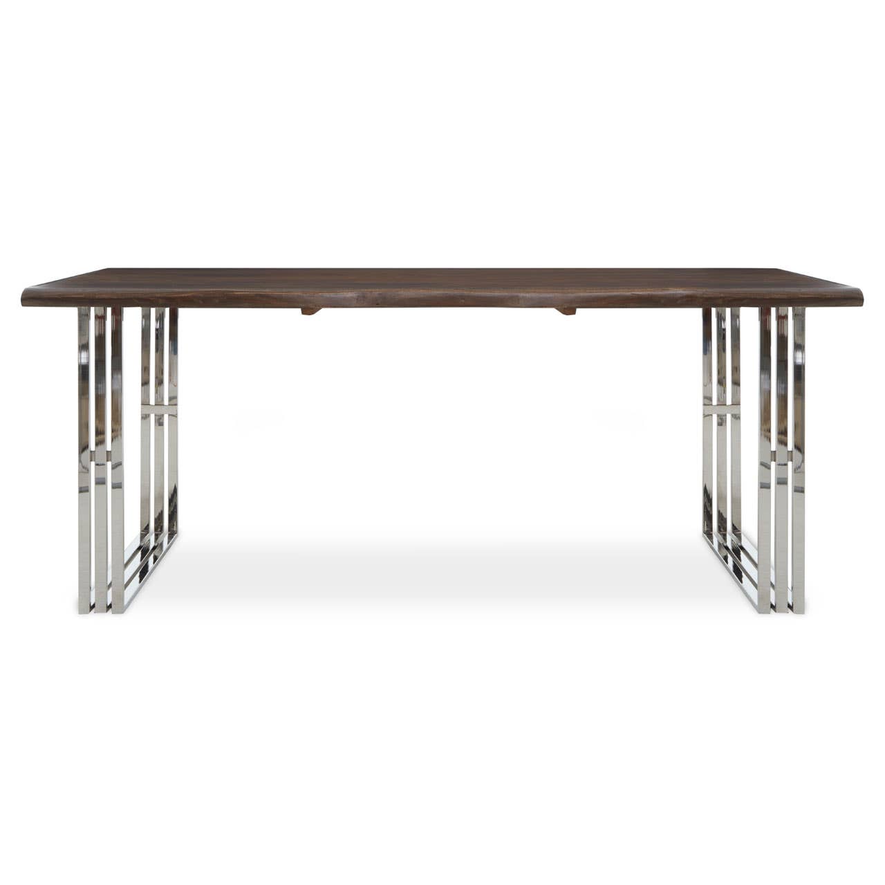 Hampstead Natural And Silver Dining Table