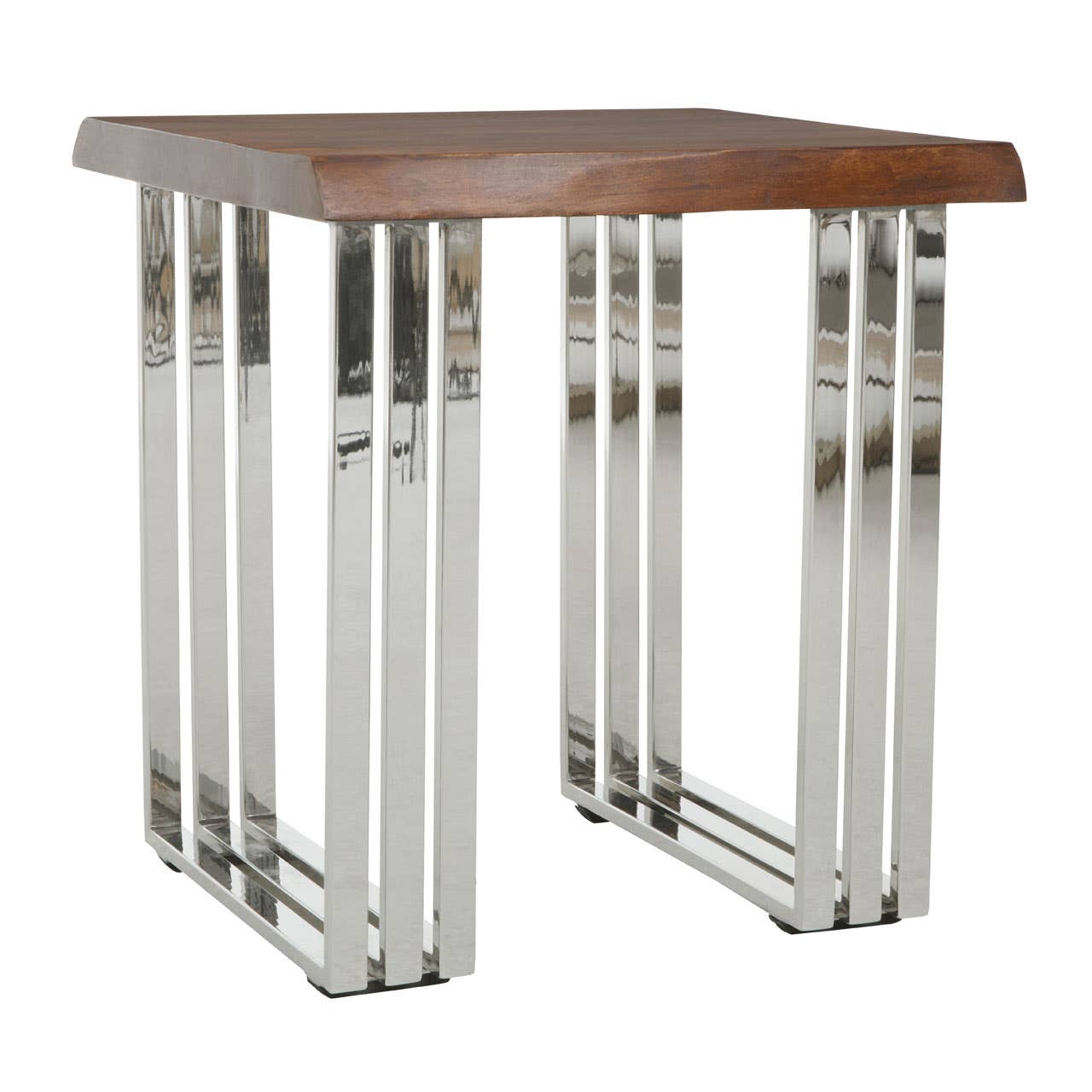 Hampstead Natural And Silver Small Console Table