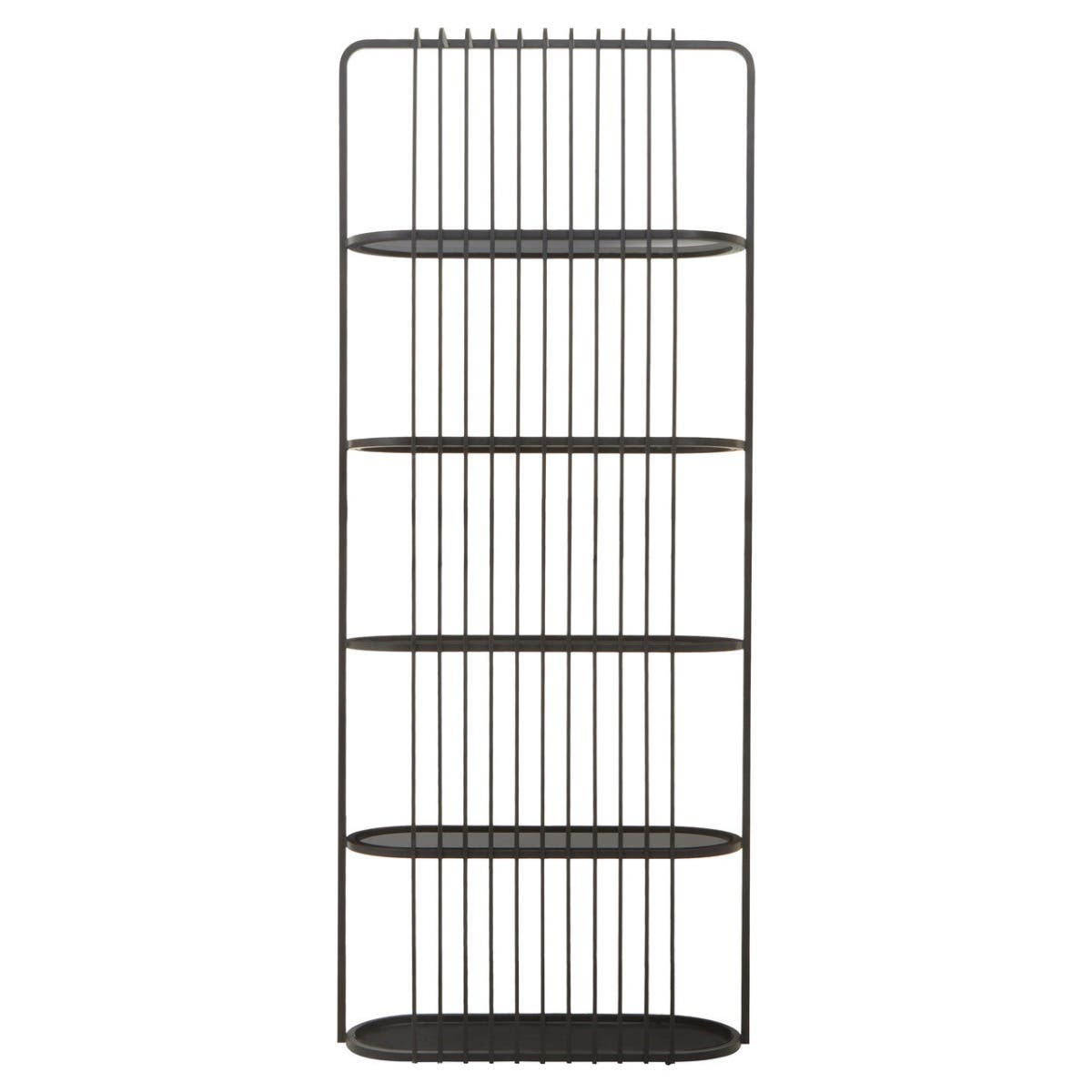 VOGUE FIVE TIER BLACK SHELF UNIT