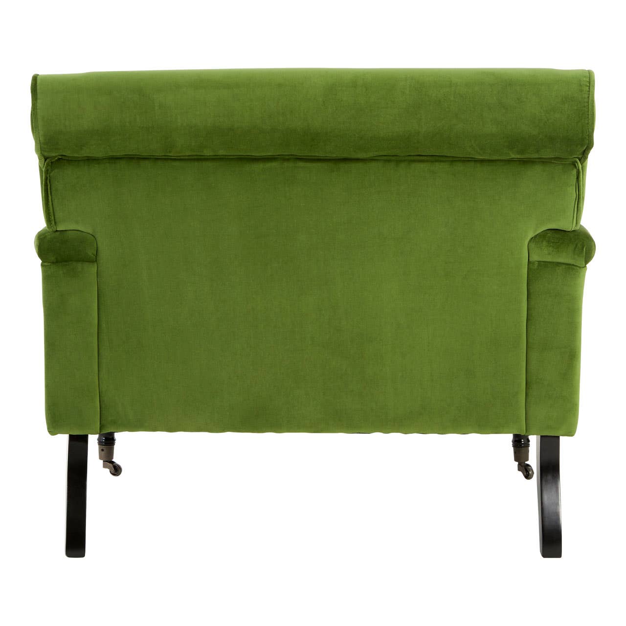 Green Velvet Large Plush Armchair