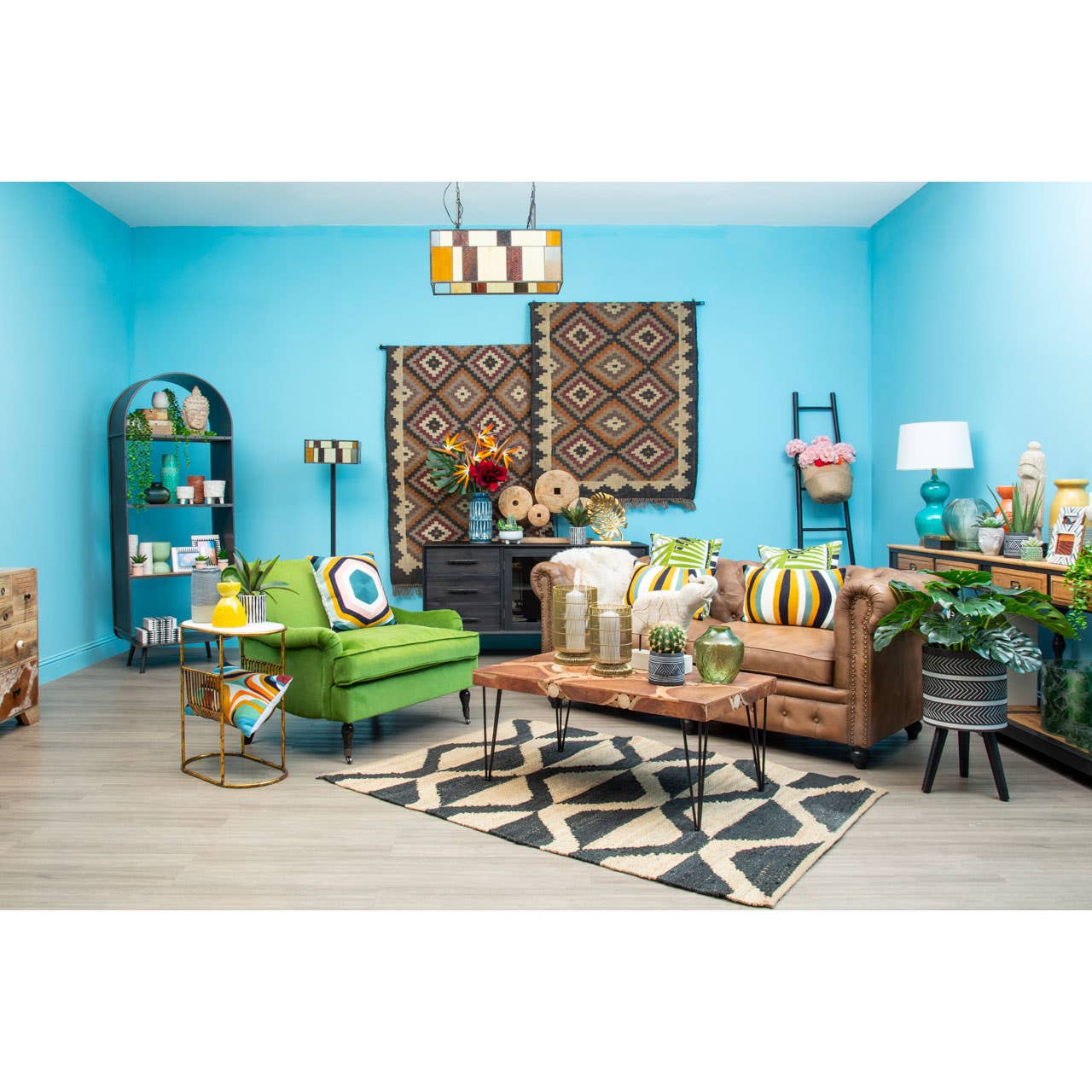 Green Velvet Large Plush Armchair