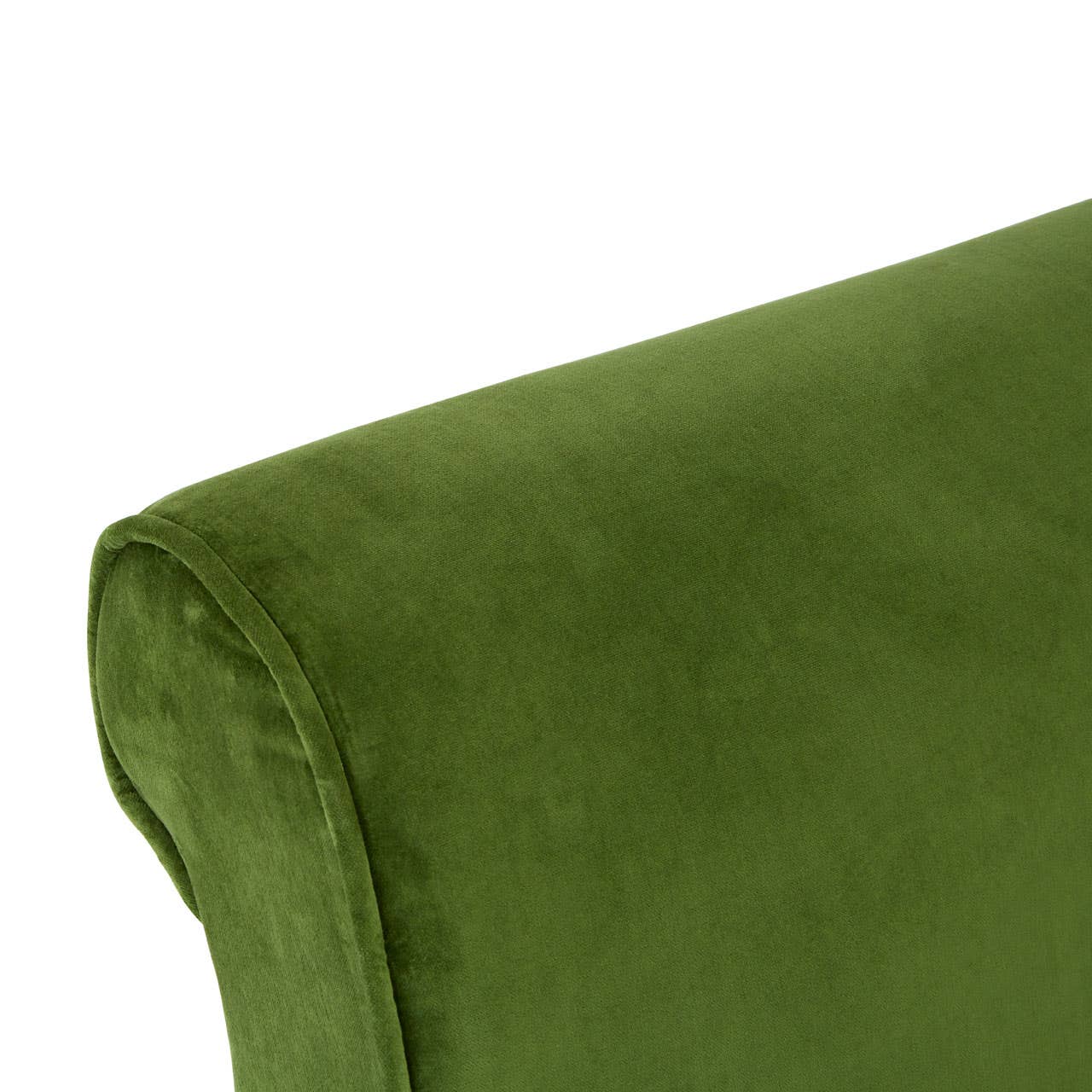 Green Velvet Large Plush Armchair