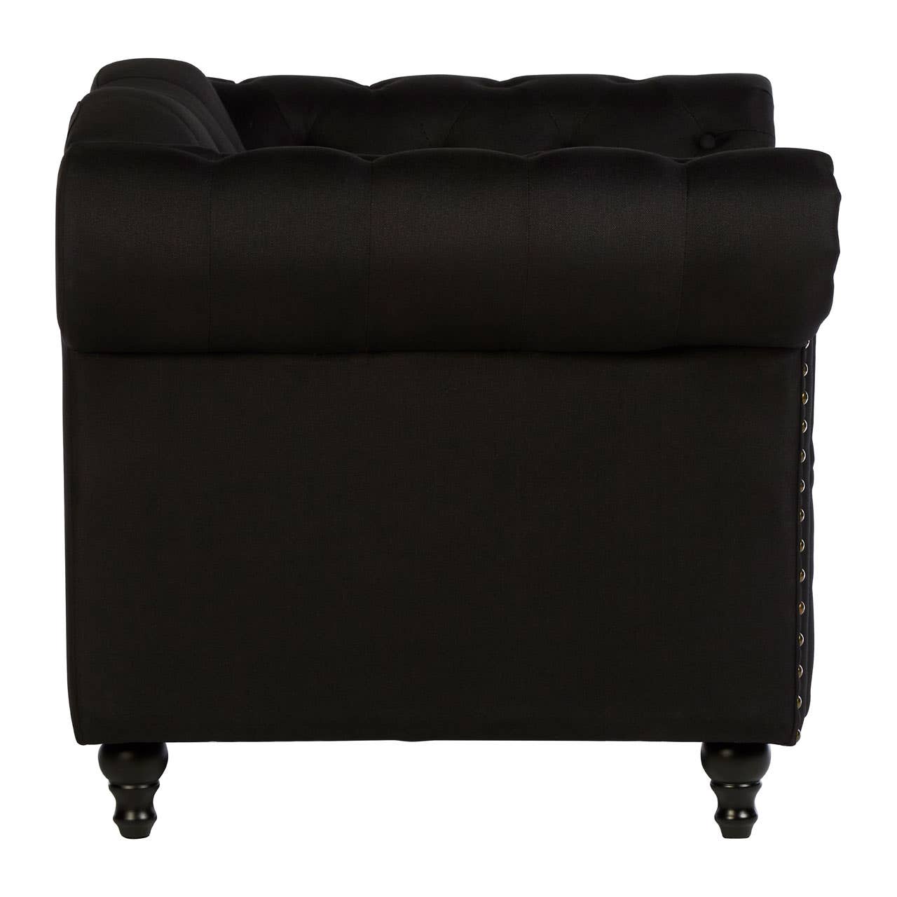 Fable Black Chesterfield Chair