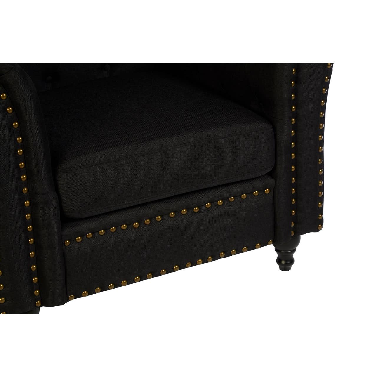 Fable Black Chesterfield Chair