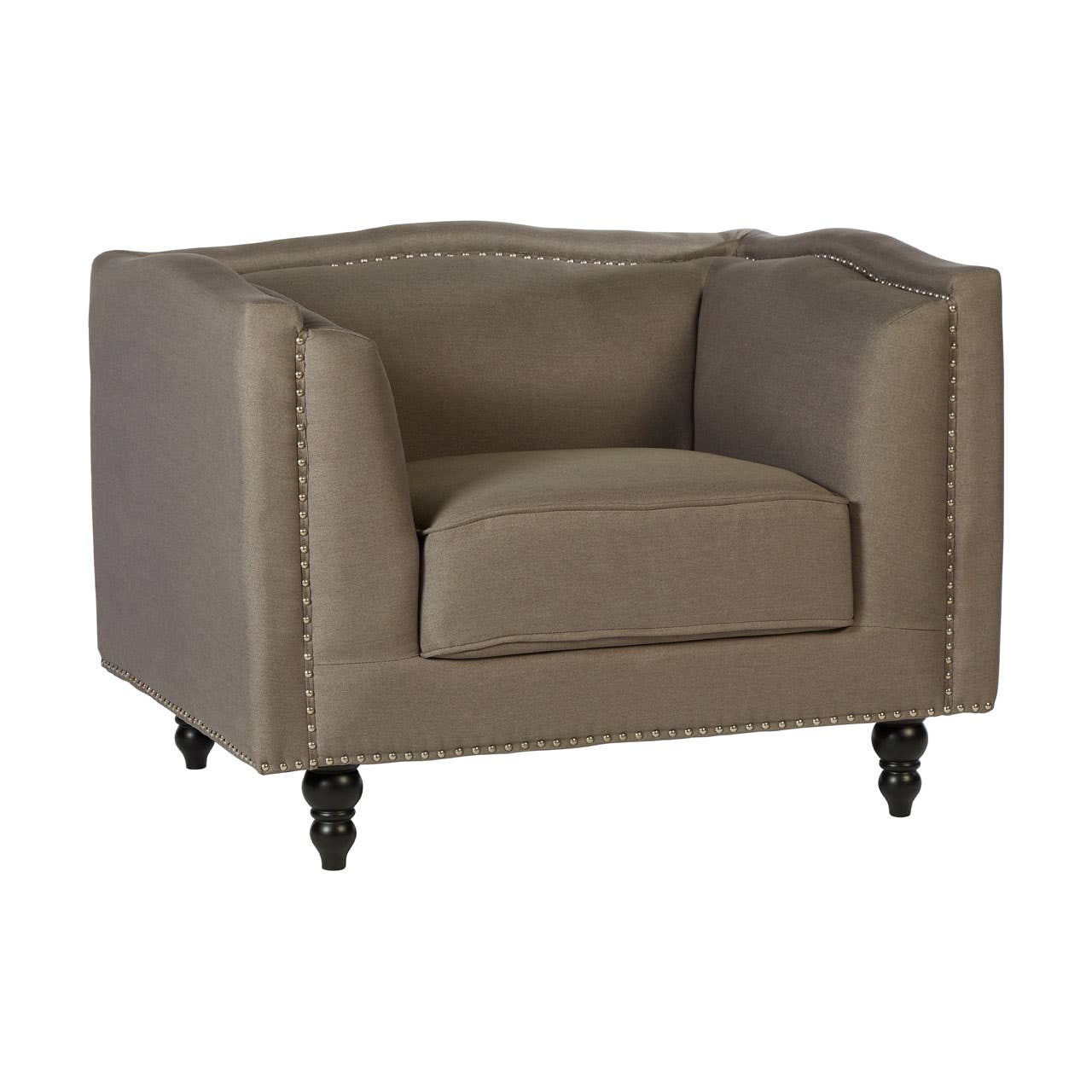 Feya Mink Fabric Chair