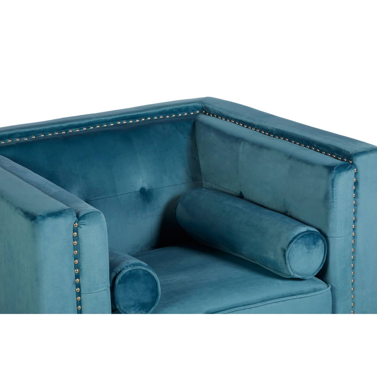 Felisa Blue Velvet Chair